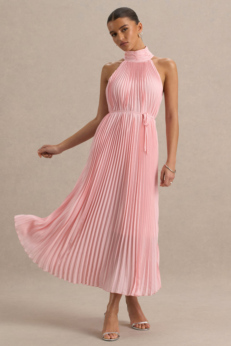 The Tulip - Blush Dress - Flower Sash