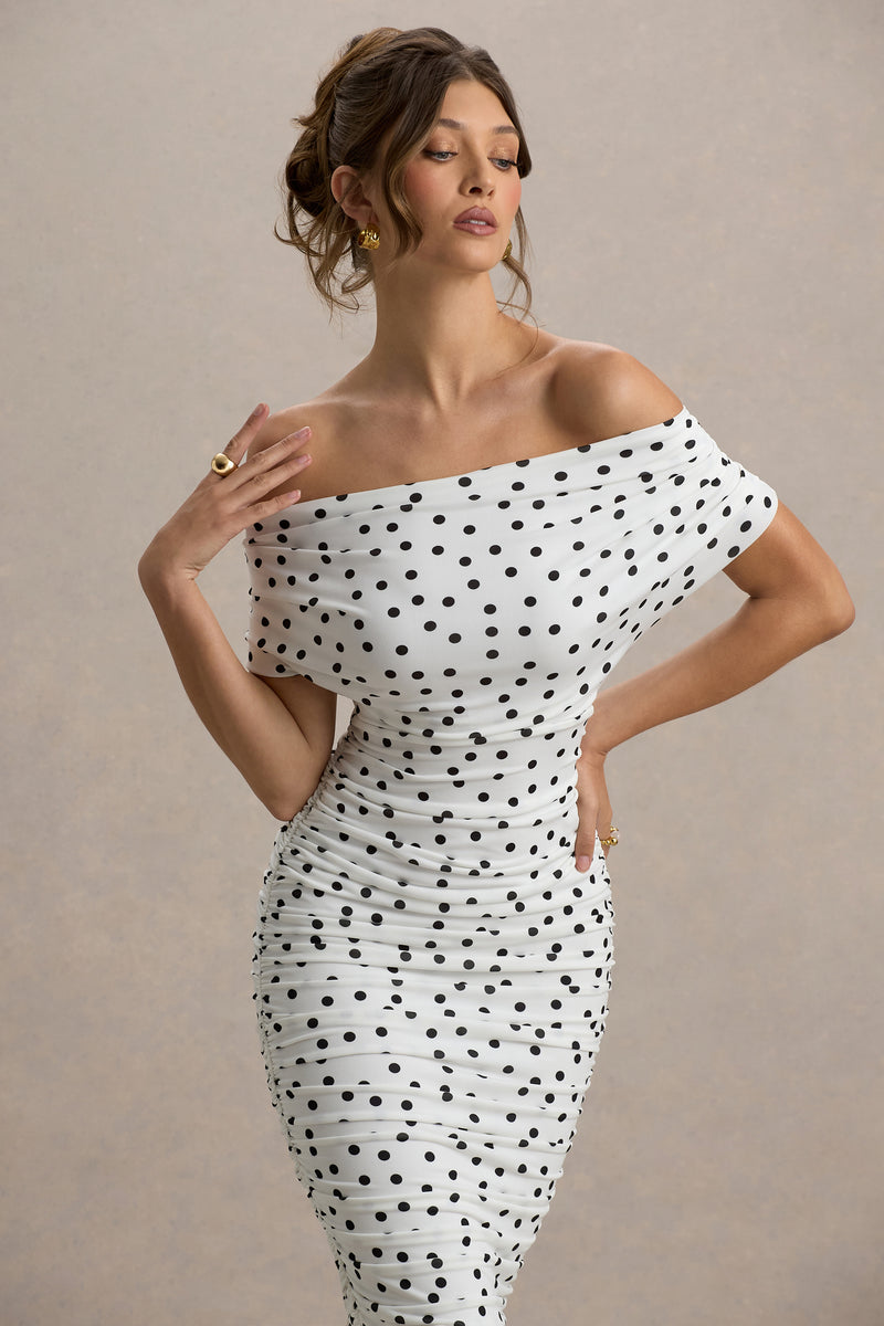 Rahel - Vintage midi dress - Polka dot
