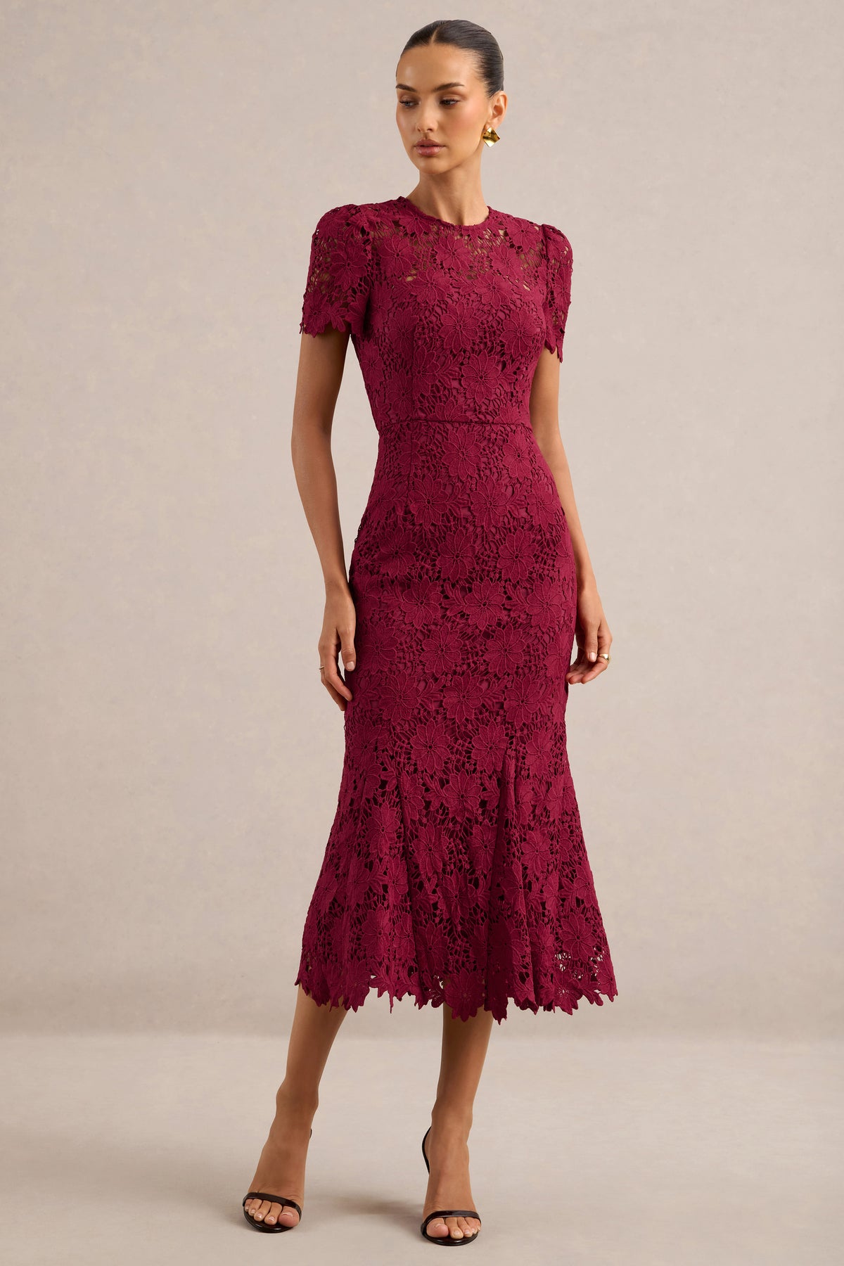ECM_HR_CL135834102 - Clarissa _ Burgundy Lace Fitted Fishtail Midi Dress2.jpg