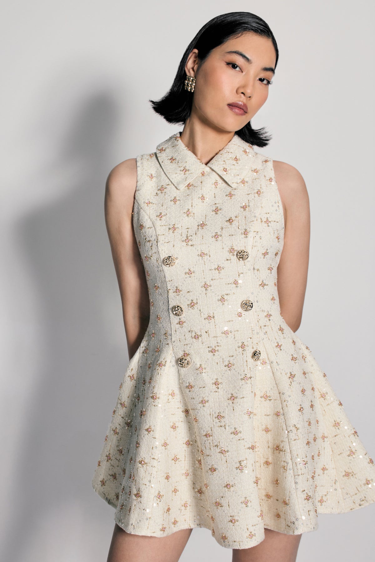 ECM_HR_CL136428116 - Little Star | Cream Embellished Boucle Tailored Mini Dress1.jpg