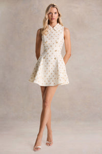 HR_CL136428116 - Little Star _ Cream Embellished Boucle Tailored Mini Dress 02H_(2).jpg