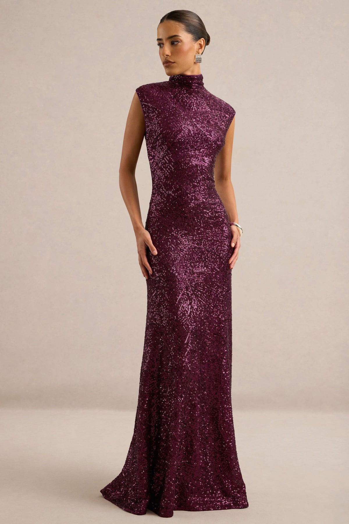CL13667609006_ECM_HR_CL136676090_-_Cecy___Purple_Sequin_High_Neck_Maxi_Dress2