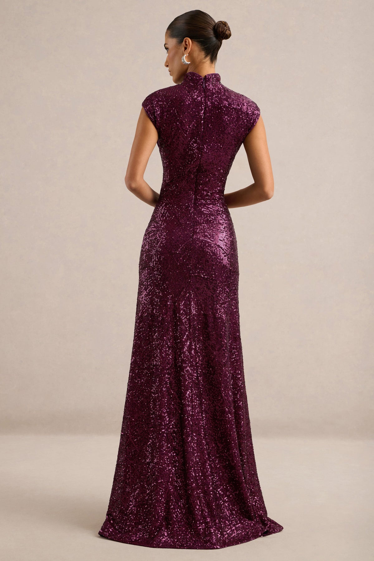 CL13667609006_ECM_HR_CL136676090_-_Cecy___Purple_Sequin_High_Neck_Maxi_Dress6