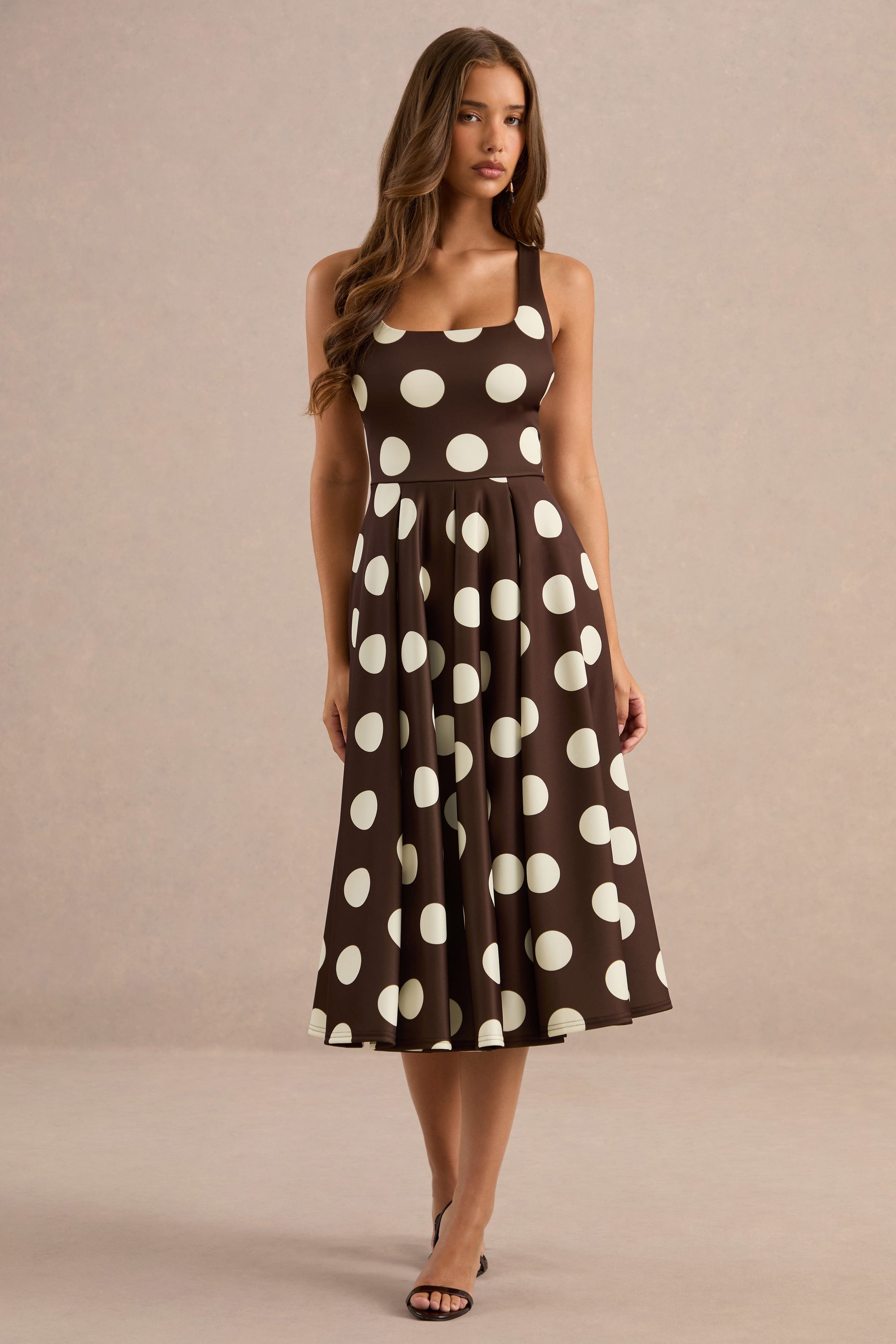 ECM_HR_CL136792022_Berta Dark Brown Polka-Dot Square-Neck Midi Dress 18.jpg