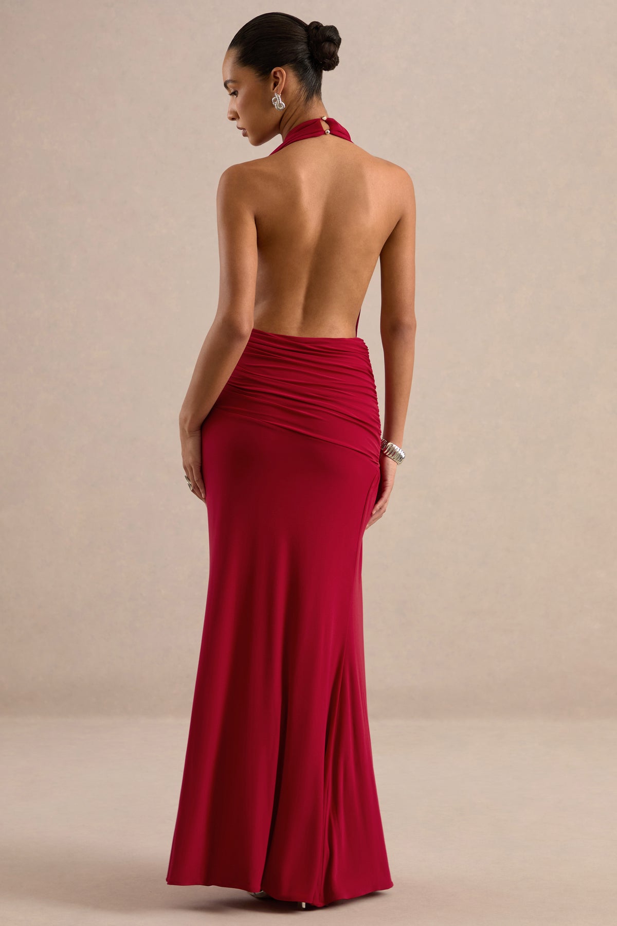 ECM_HR_CL136824100_Tilly Red Extreme Plunge-Neck Maxi Dress With Wrap And Ruched Details 60.jpg