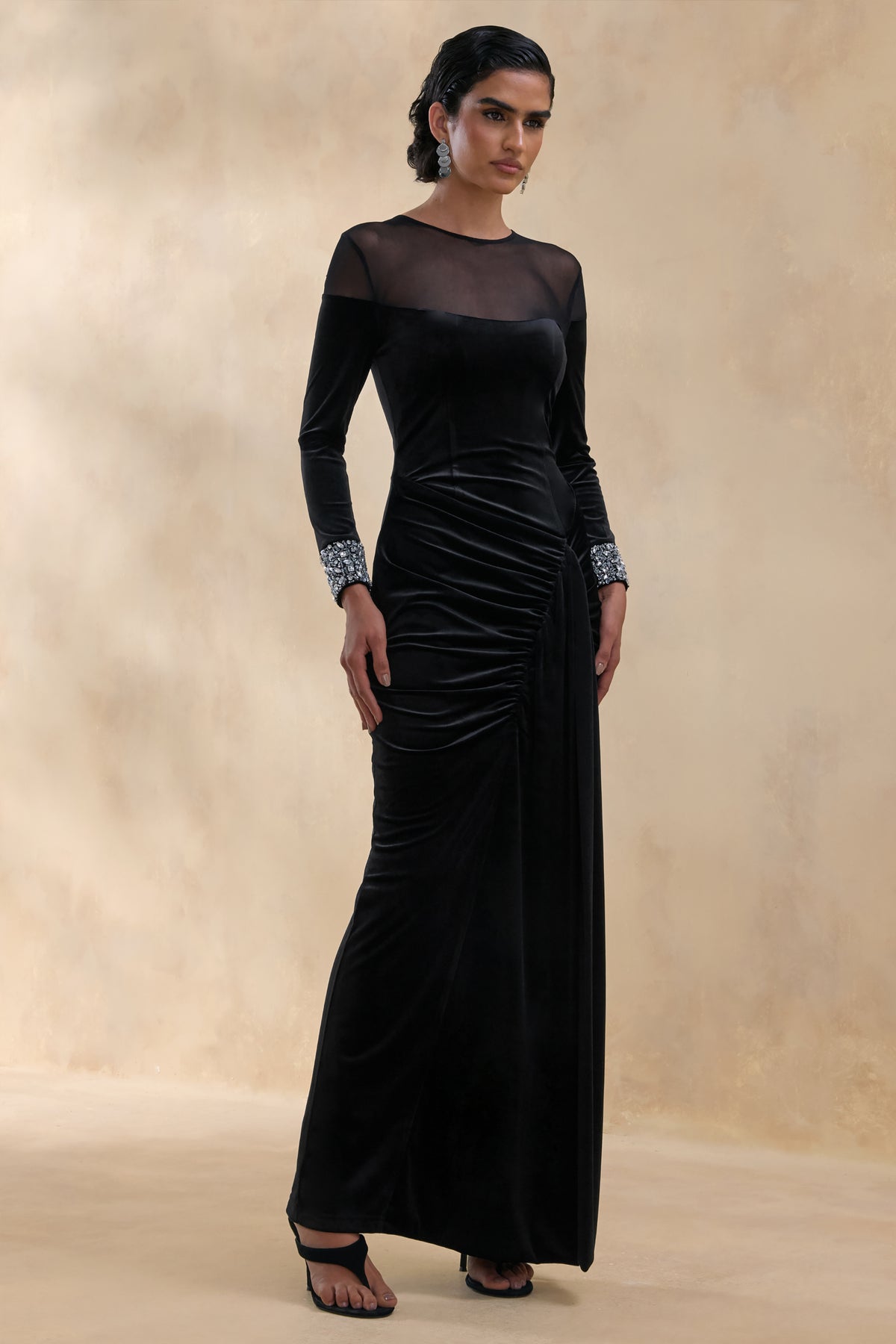 ECM_HR_CL136959002---Perrin-_-Black-Velvet-High-Neck-Maxi-Dress-With-Embellished-Cuffs-0.jpg