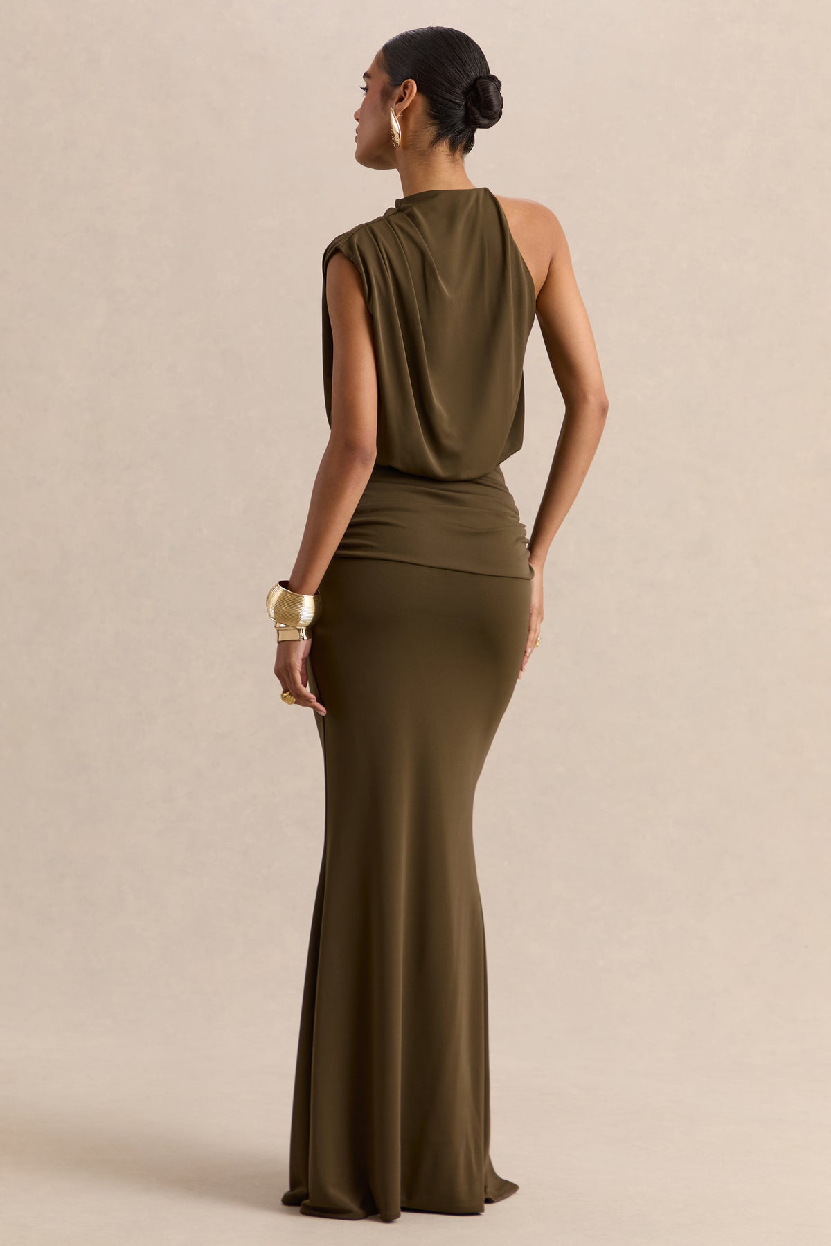 ECM_HR_CL137014035 - Umaira - Khaki High-Neck Maxi Dress 05.jpg