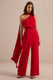 ECM_HR_CL137144100 - Gliselle  Red Asymmetric-Neck Jumpsuit With Scarf Detail1.jpg
