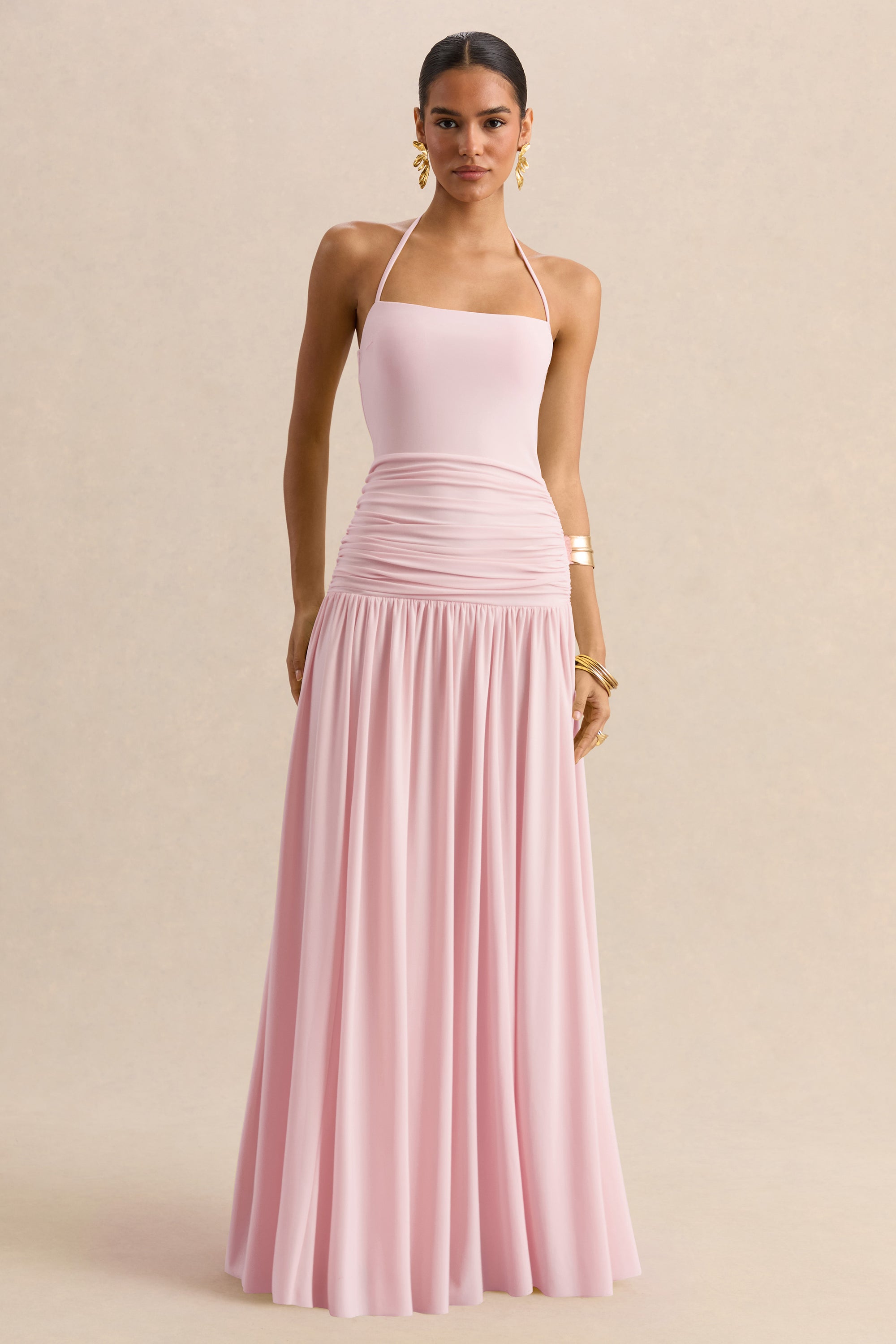 ECM_HR_CL137197084 - Nicolette _ Pink Square-Neck Maxi Dress With Ruched-Detailing1.jpg