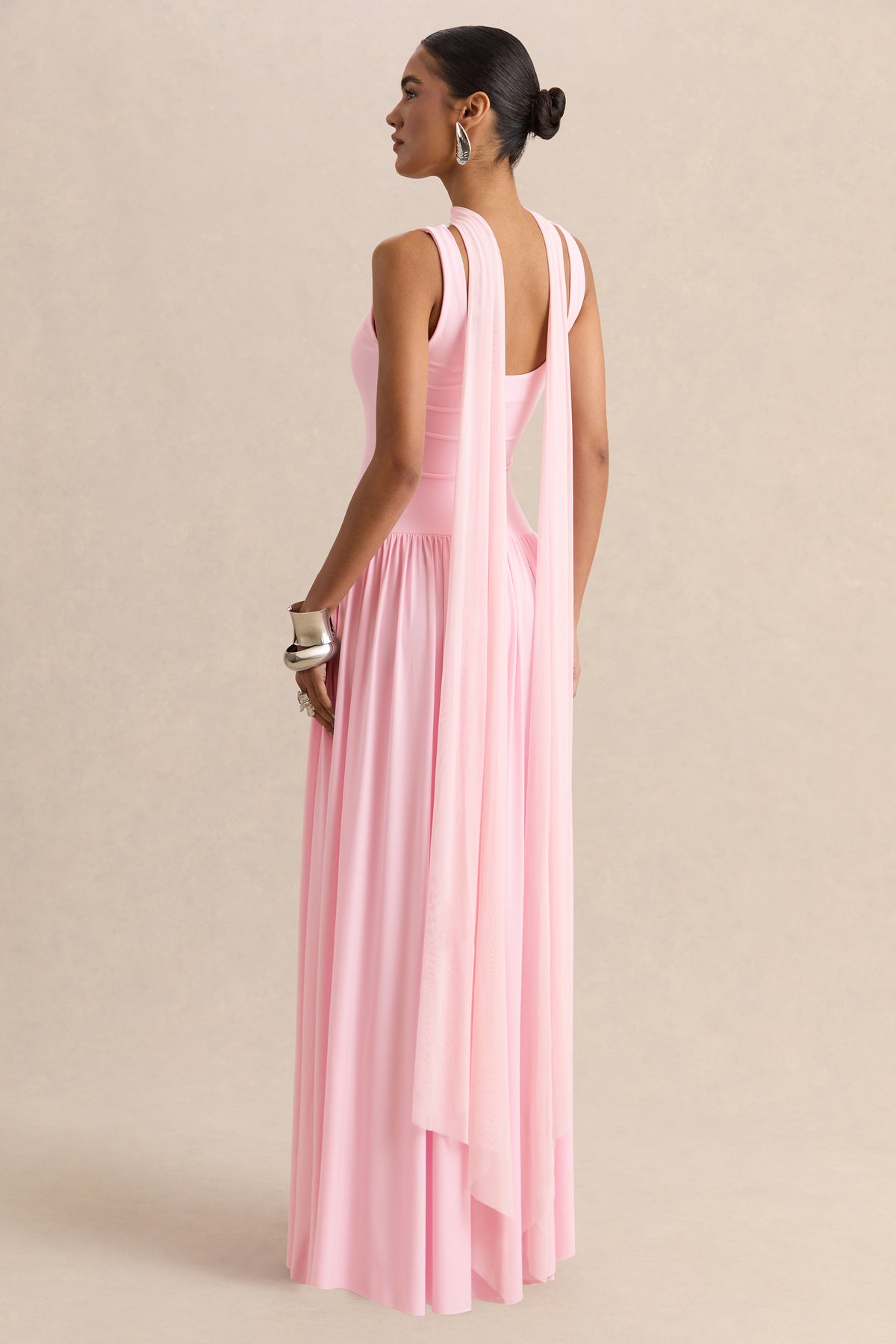 ECM-HR-CL137204084 - Aurina - Pink Square-Neck Maxi Dress With Scarf-Detail 06.jpg
