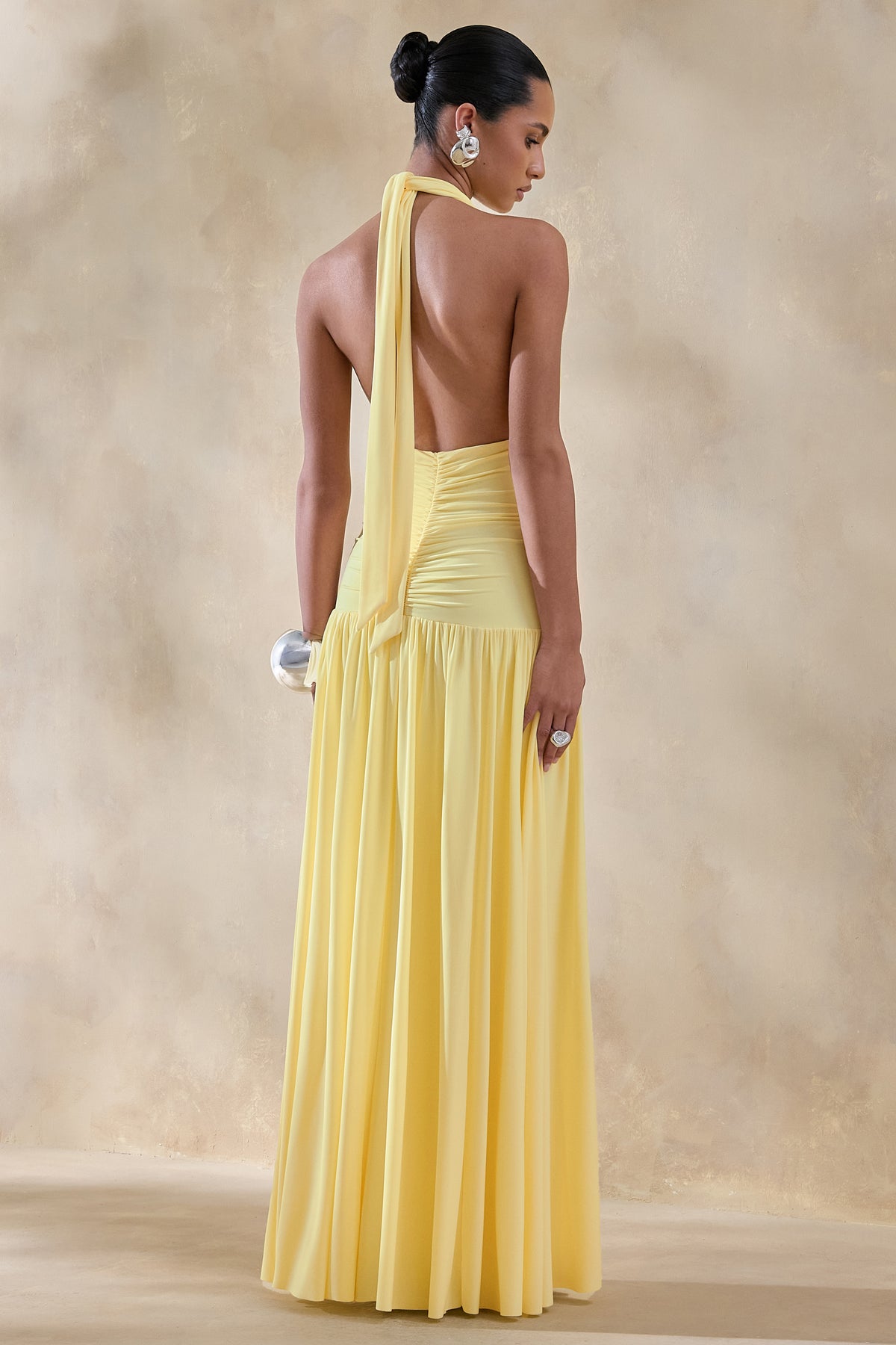 CL137280121 - Bettina | Lemon Plunge-Neck Maxi Dress With Gathered-Detailing 08.jpg
