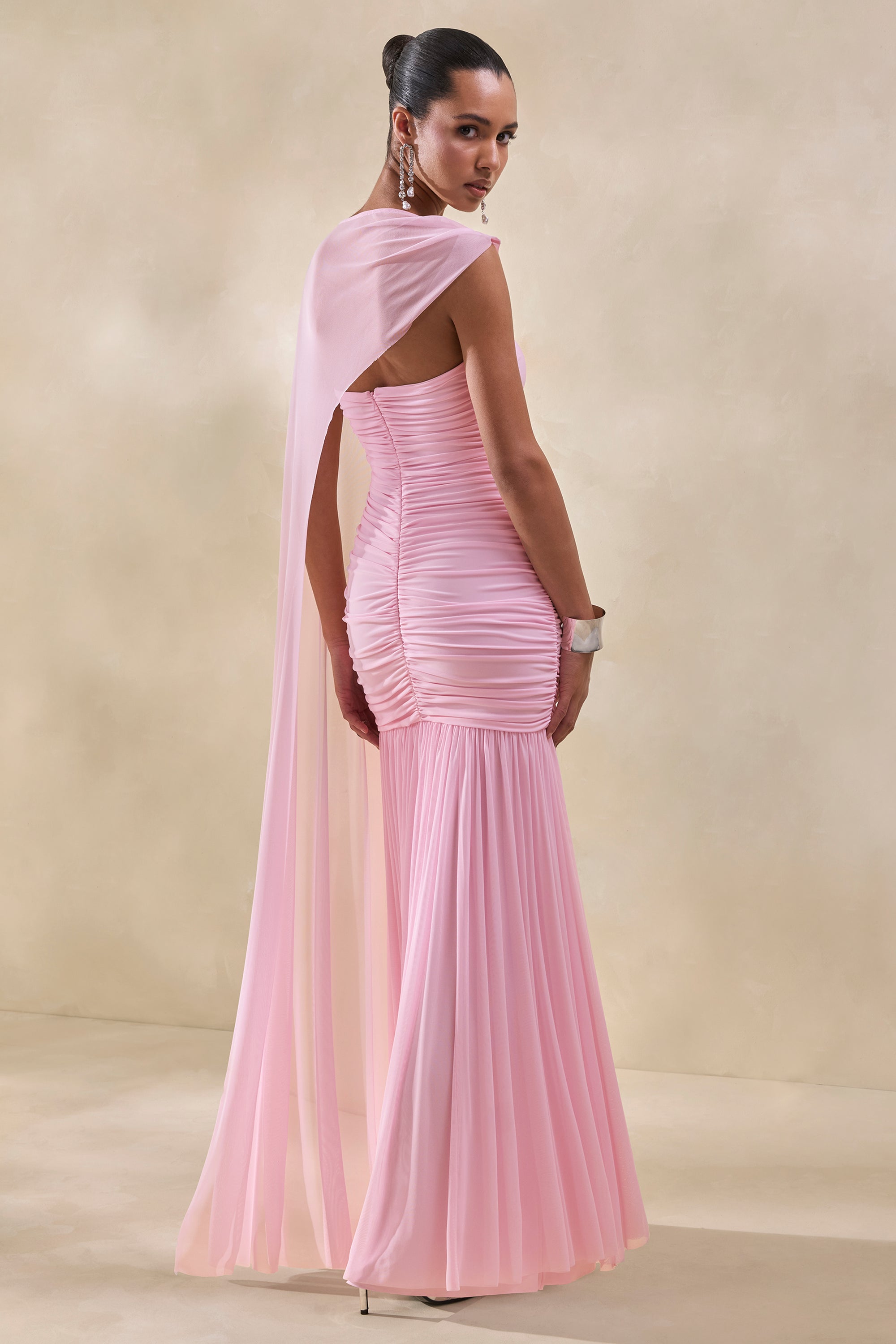 ECM_HR_CL137316084 - Ivanka _ Pink Bandeau Maxi Dress With Cape Sleeve 7.jpg