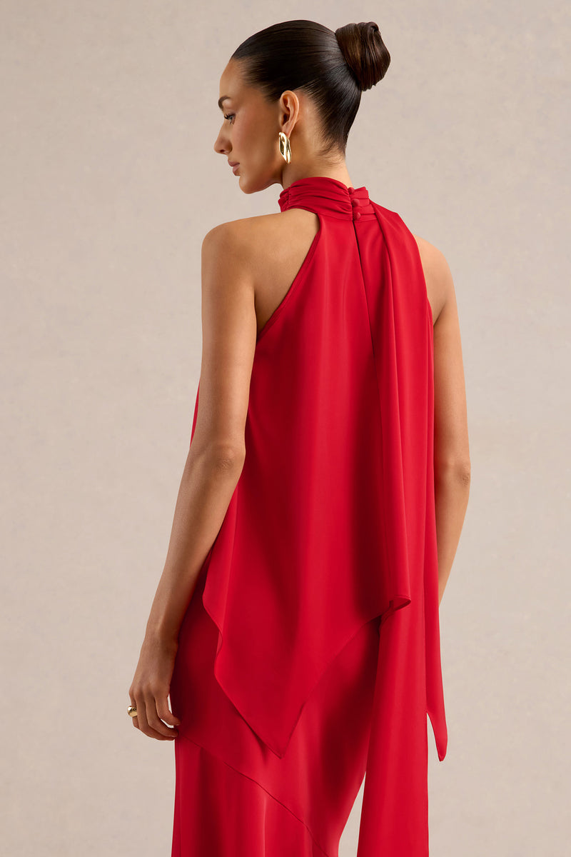 CL137321100 - Sancelle _ Red Matte Satin Halter-Neck Top8.jpg
