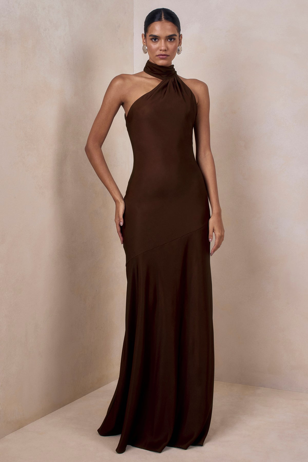 ECM_HR_CL137329022 - Cara _ Brown Satin High-Neck Maxi Dress 0.jpg