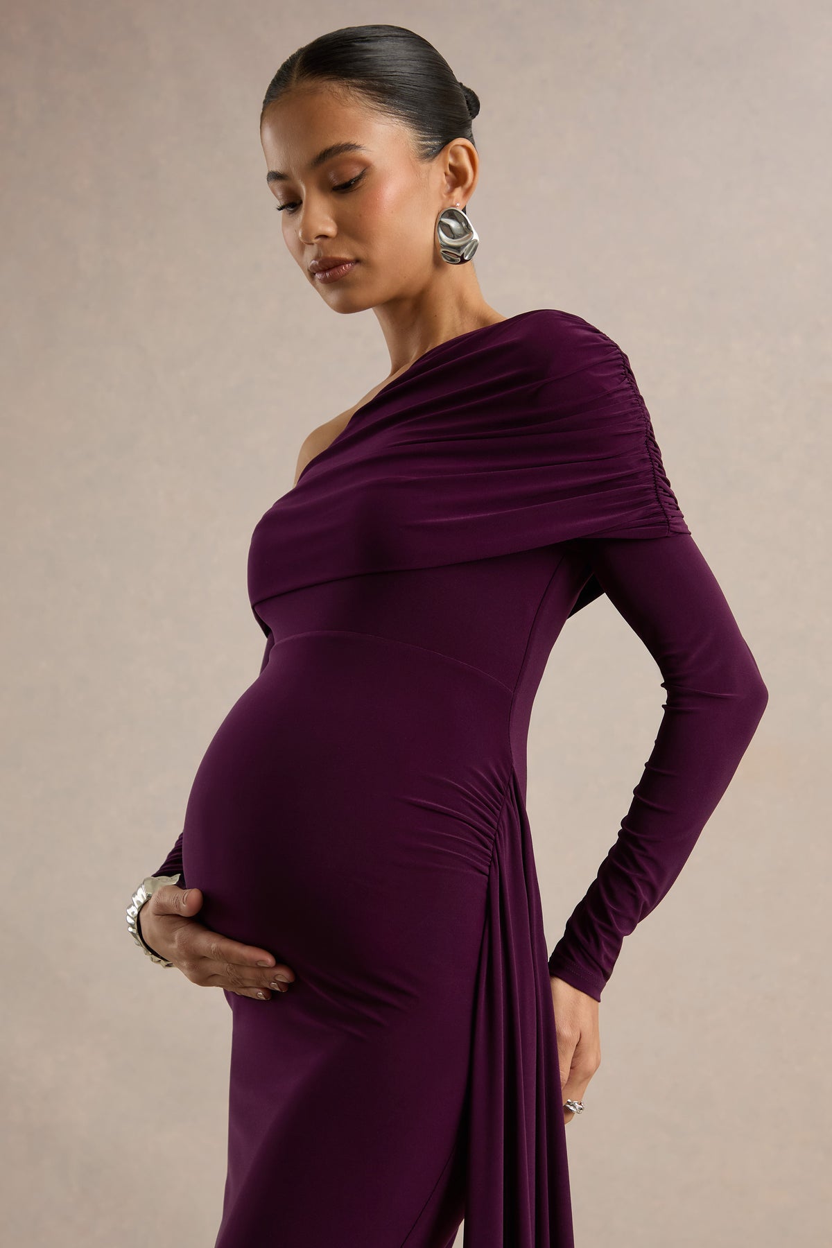 ECM_HR_CL137373090 - Amara | Purple Asymmetric-Neck Maternity Maxi Dress With Sash Detail6.jpg