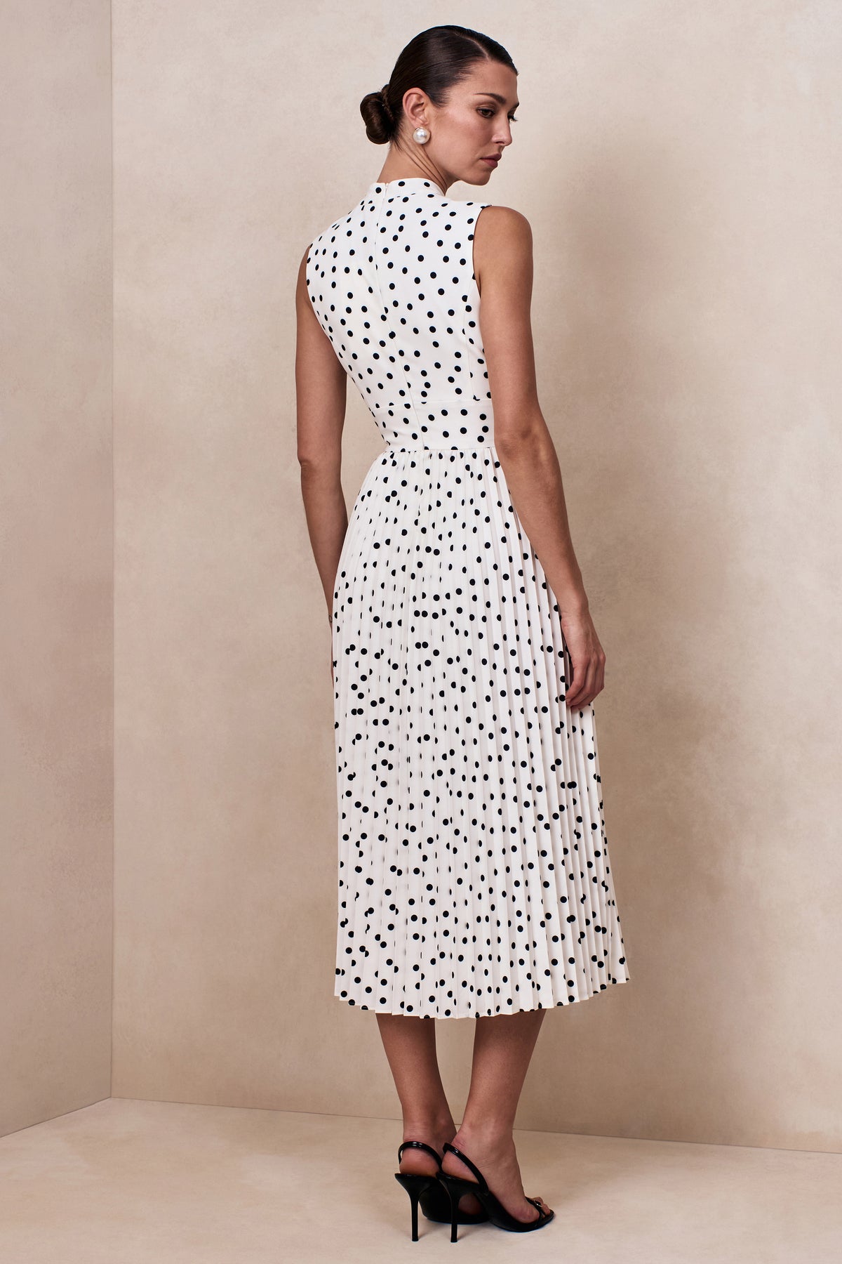 ECM_CL137387110 - Avalon _ White Polka Dot Scarf-Neck Midi Dress With Pleated Skirt 08.jpg