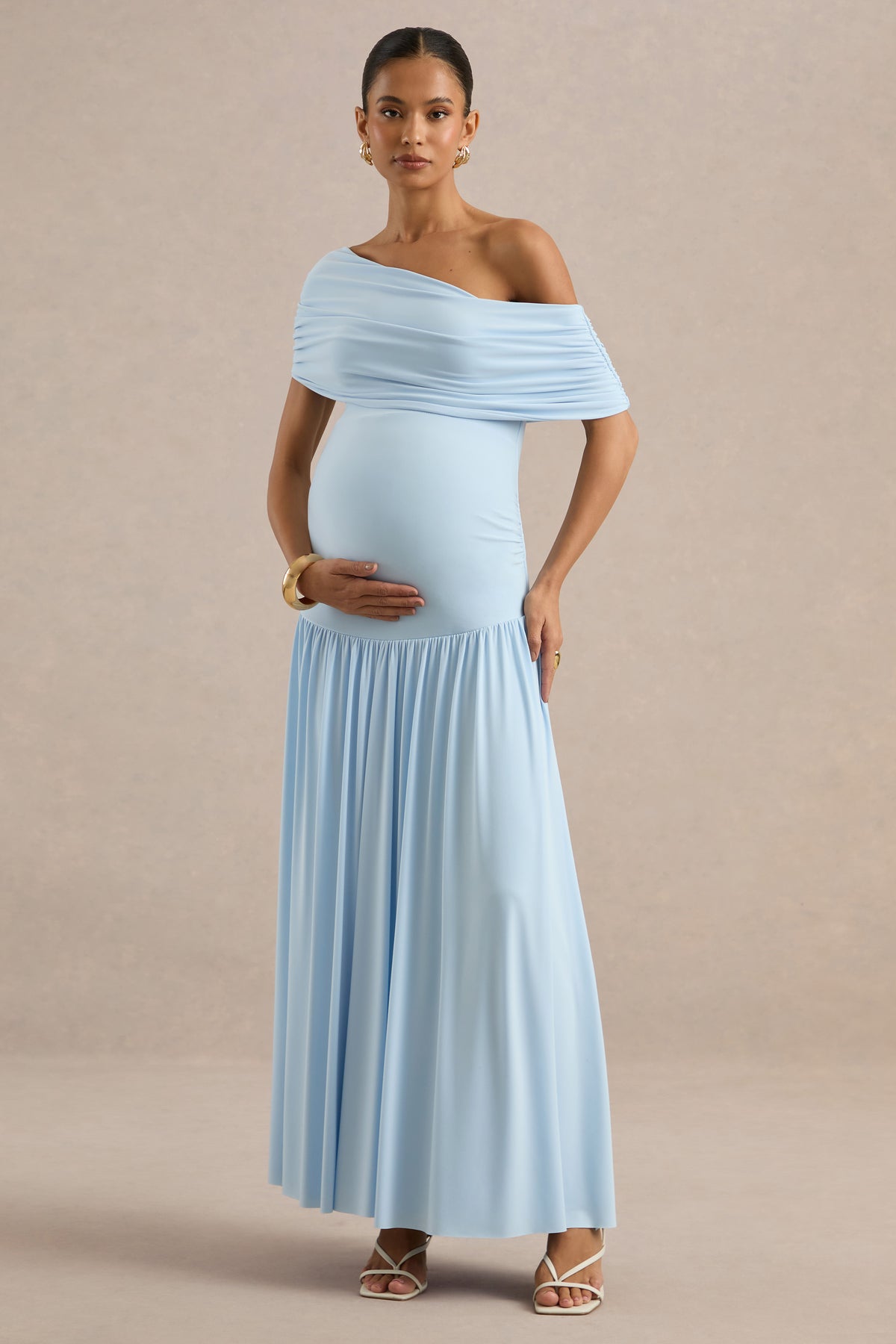 ECM_HR_CL137445013 - Noah Light Blue Jersey Ruched One Shoulder Maternity A-Line Maxi Dress With Drop Waist6.jpg