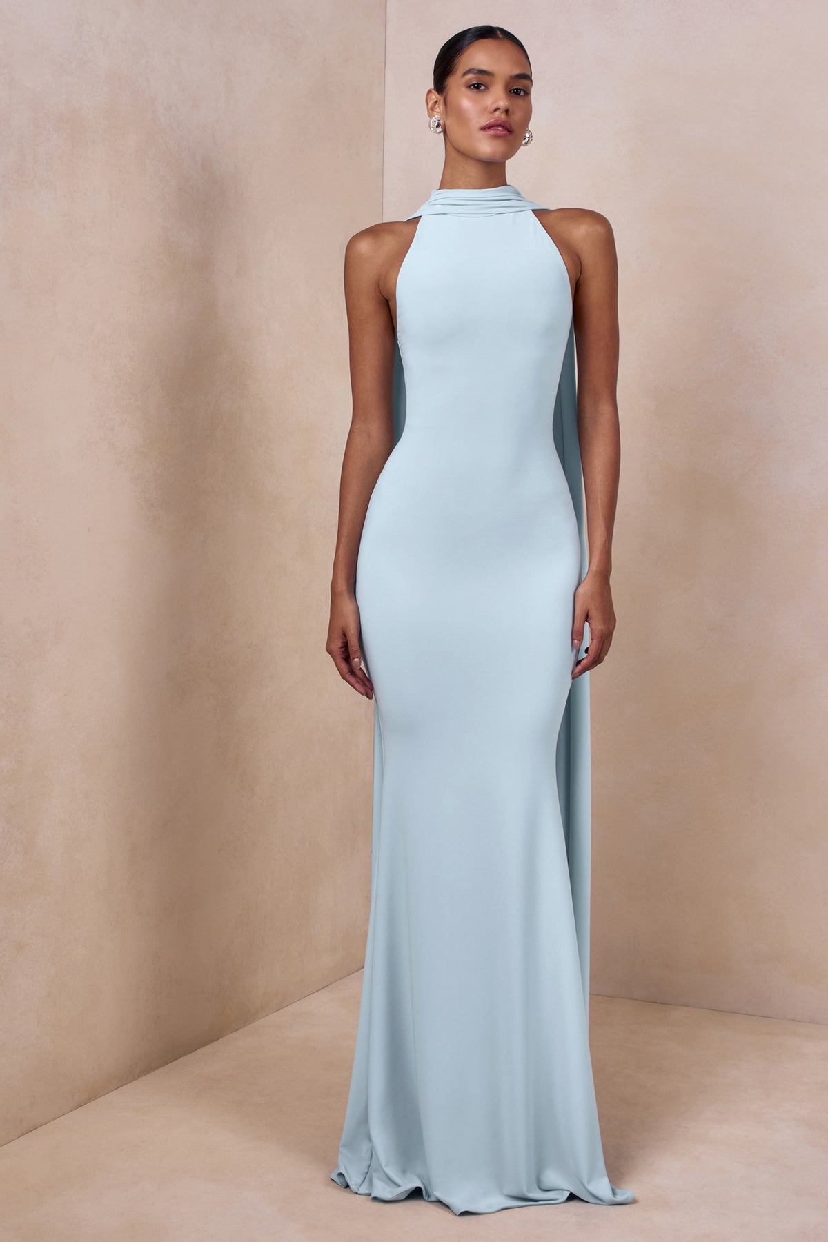 ECM_HR_CL137448016 - Cordy | Powder Blue High-Neck Maxi Dress With Cape 03.jpg