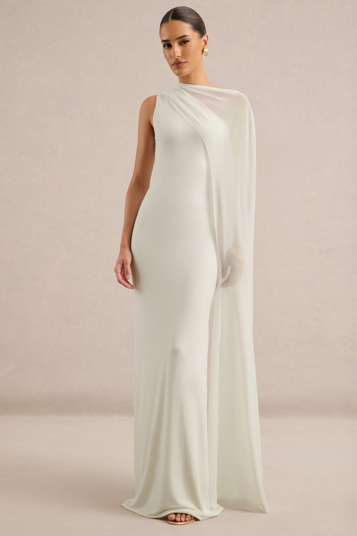 ECM_HR_CL137449110 - Mirelle _ White High-Neck Maxi Dress With Cape-Sleeve0.jpg