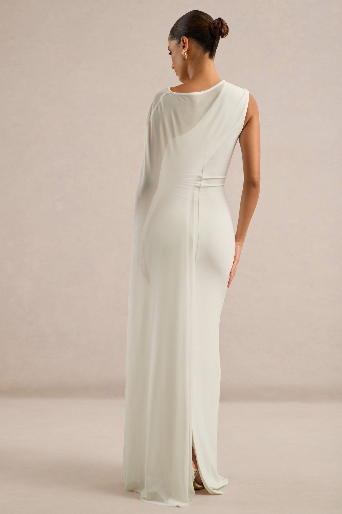 ECM_HR_CL137449110 - Mirelle _ White High-Neck Maxi Dress With Cape-Sleeve5.jpg
