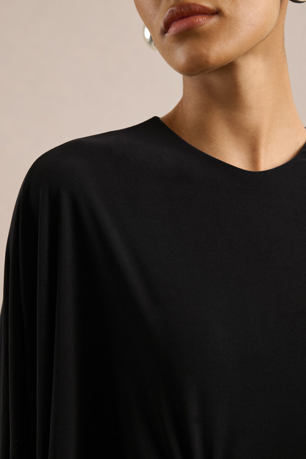ECM_HR_CL137525001 - Kalani _ Black Crew-Neck Midi Dress With Cape-Sleeves4.jpg