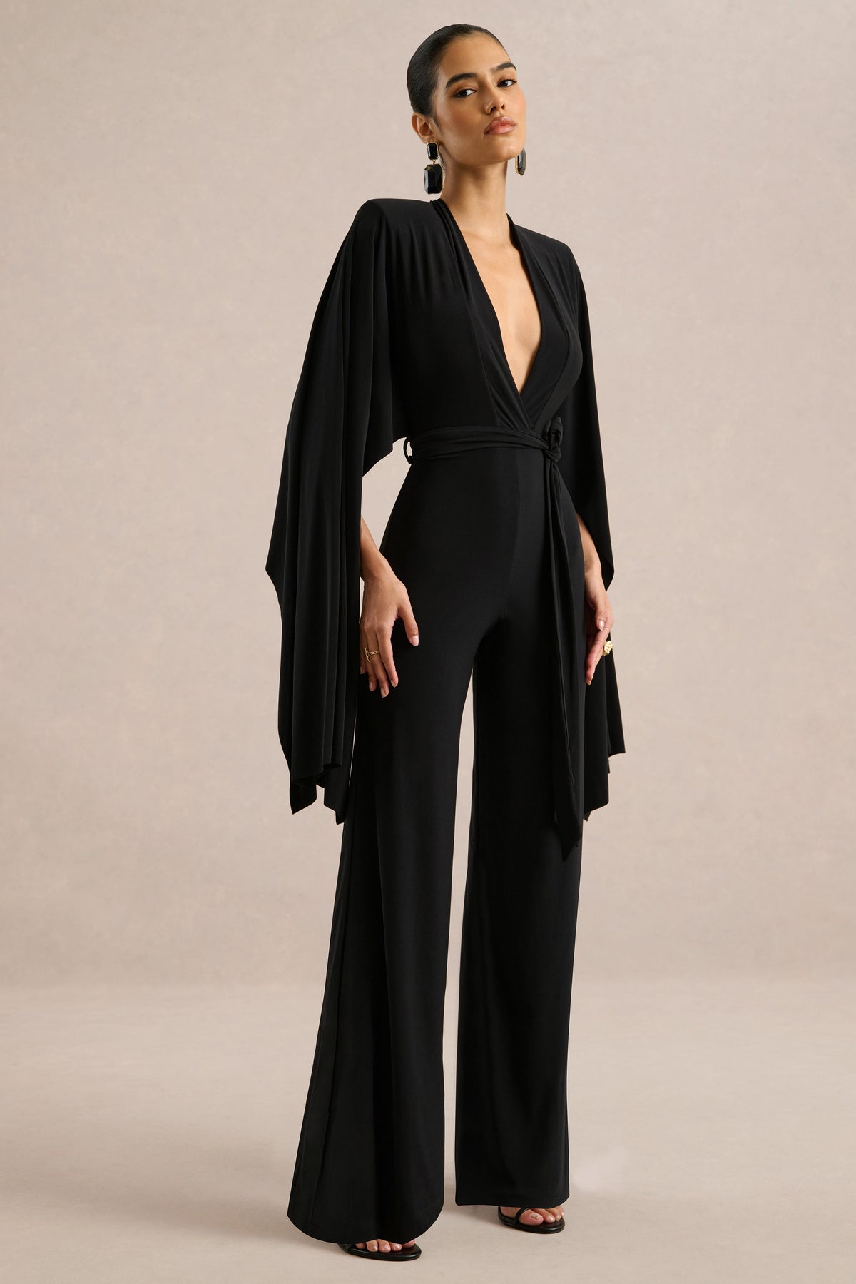 ECM_HR_CL137548001 - aurina _ Black Plunge-Neck Jumpsuit2.jpg