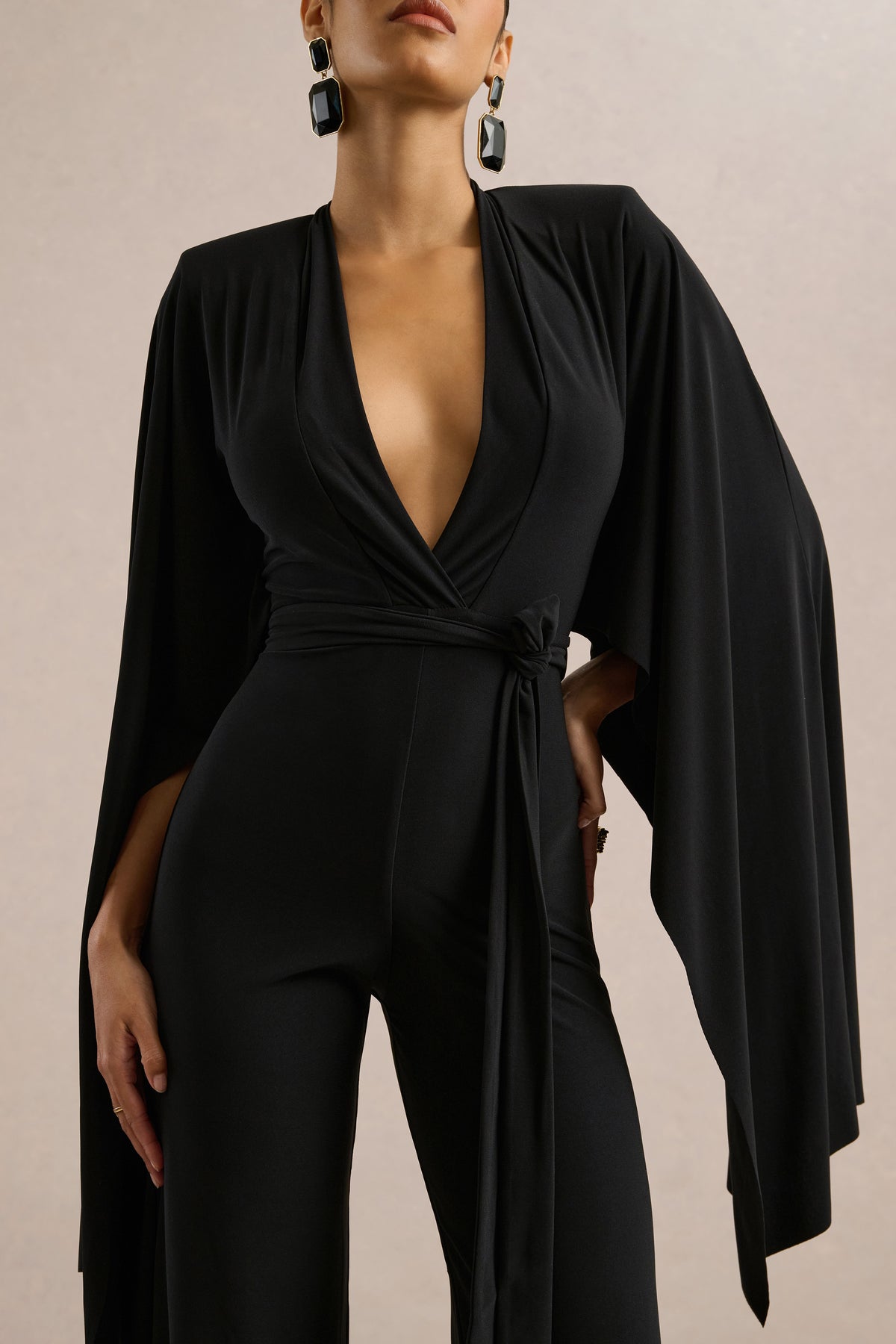 ECM_HR_CL137548001 - aurina _ Black Plunge-Neck Jumpsuit3.jpg