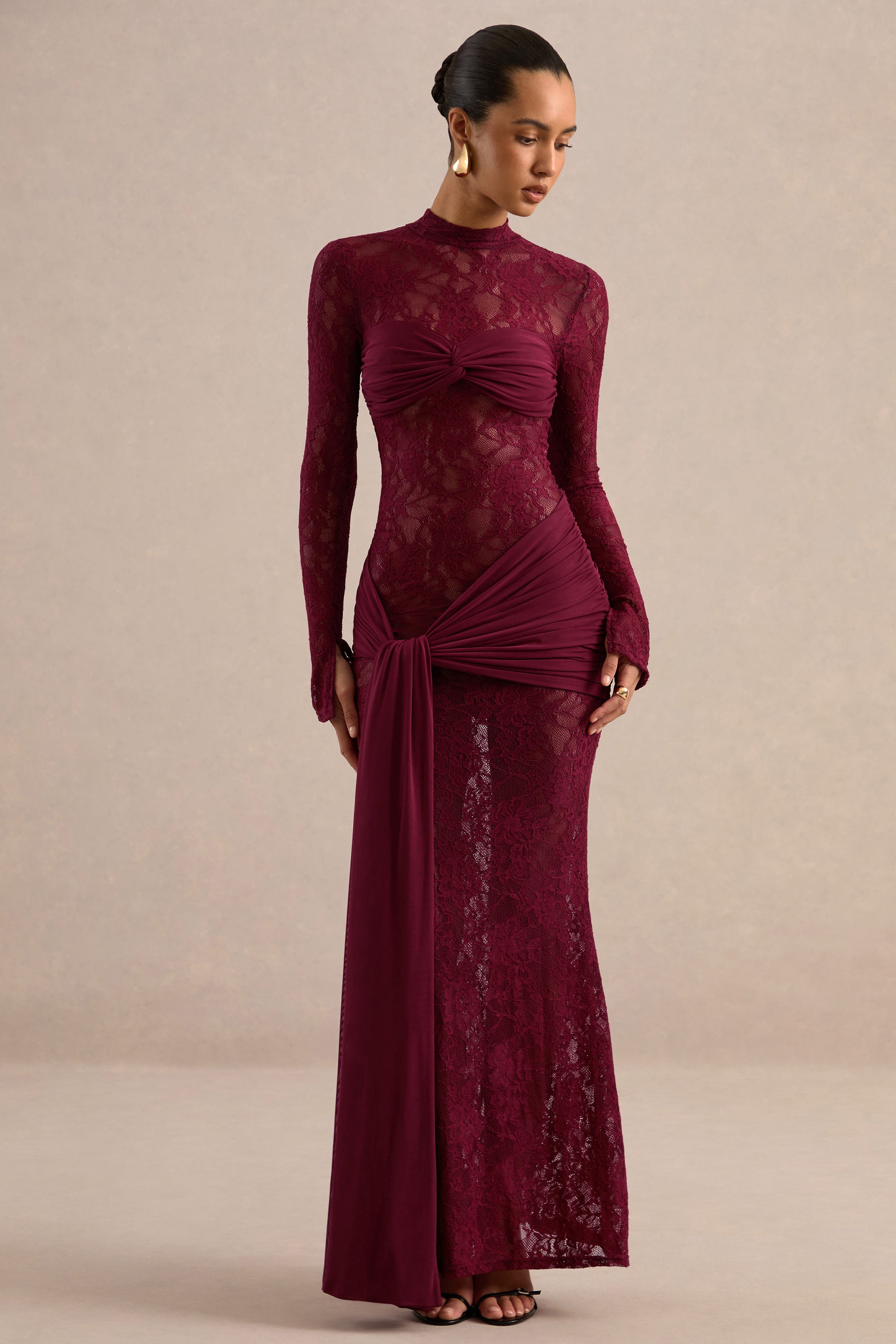 ECM_HR_CL137553100_Akira Red Lace Maxi Dress With Sash-Detail 21.jpg