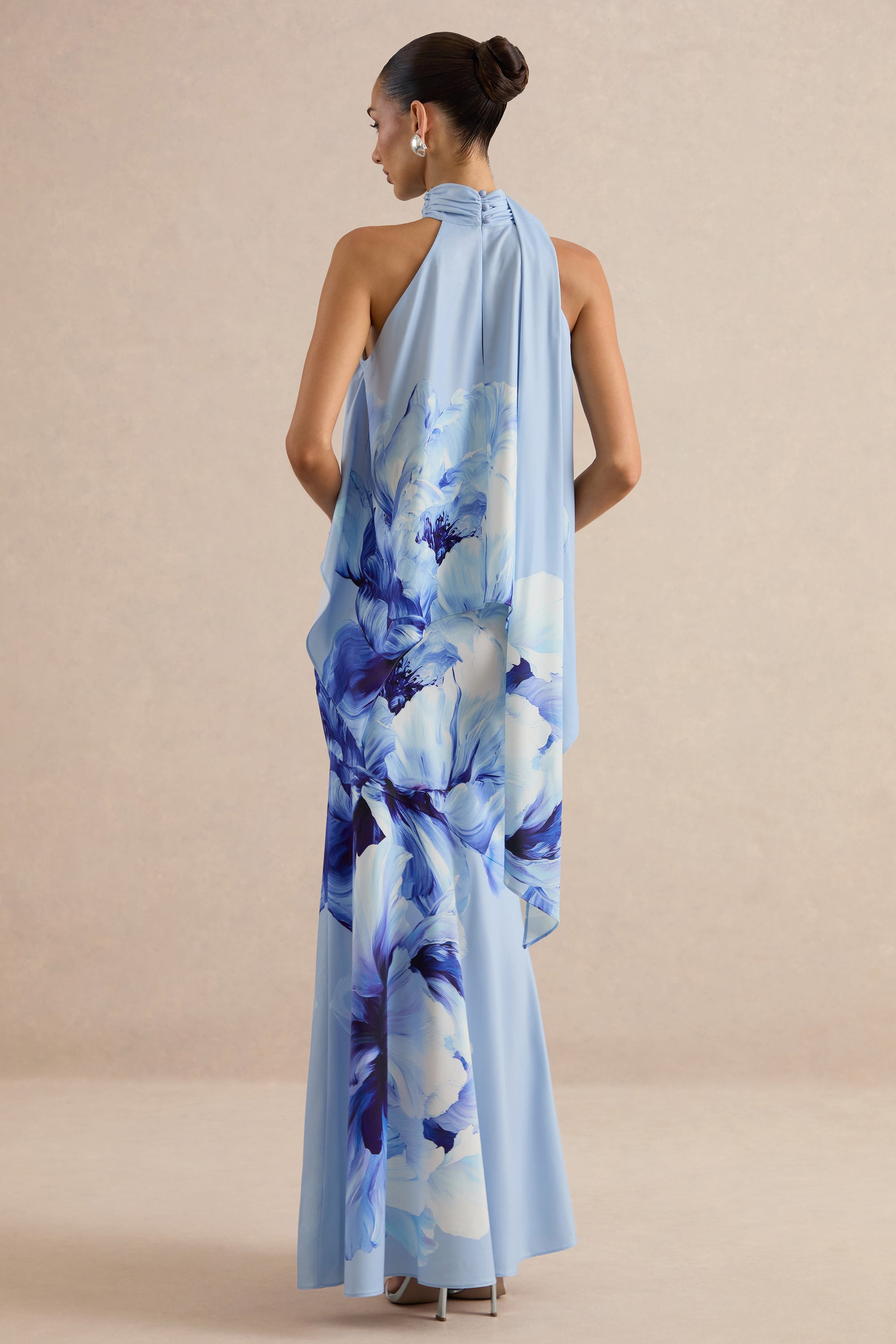 CL137649013 - Vayla | Blue Floral Print Matte Satin Asymmetric Drop-Waist Maxi Skirt  11.jpg