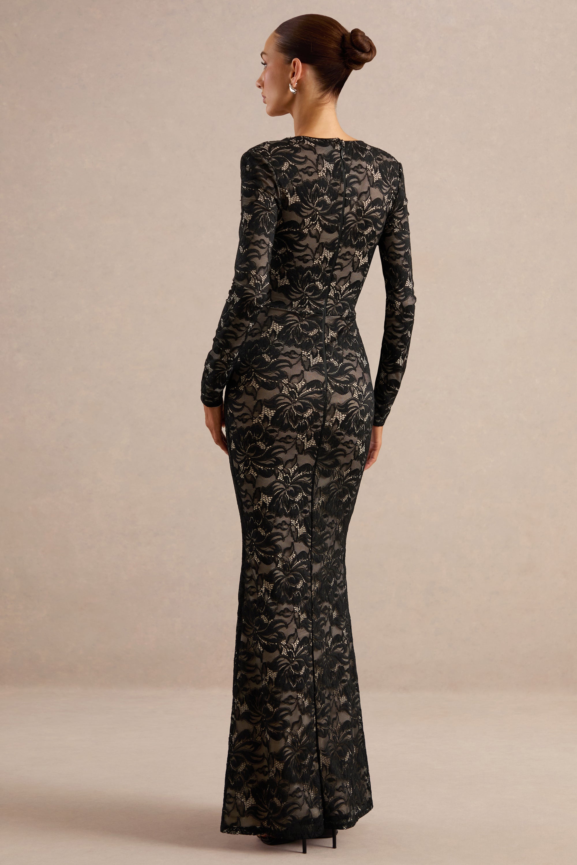 ECM_HR_CL137708001 - Avorine _ Black Lace Plunge-Neck Maxi Dress5.jpg