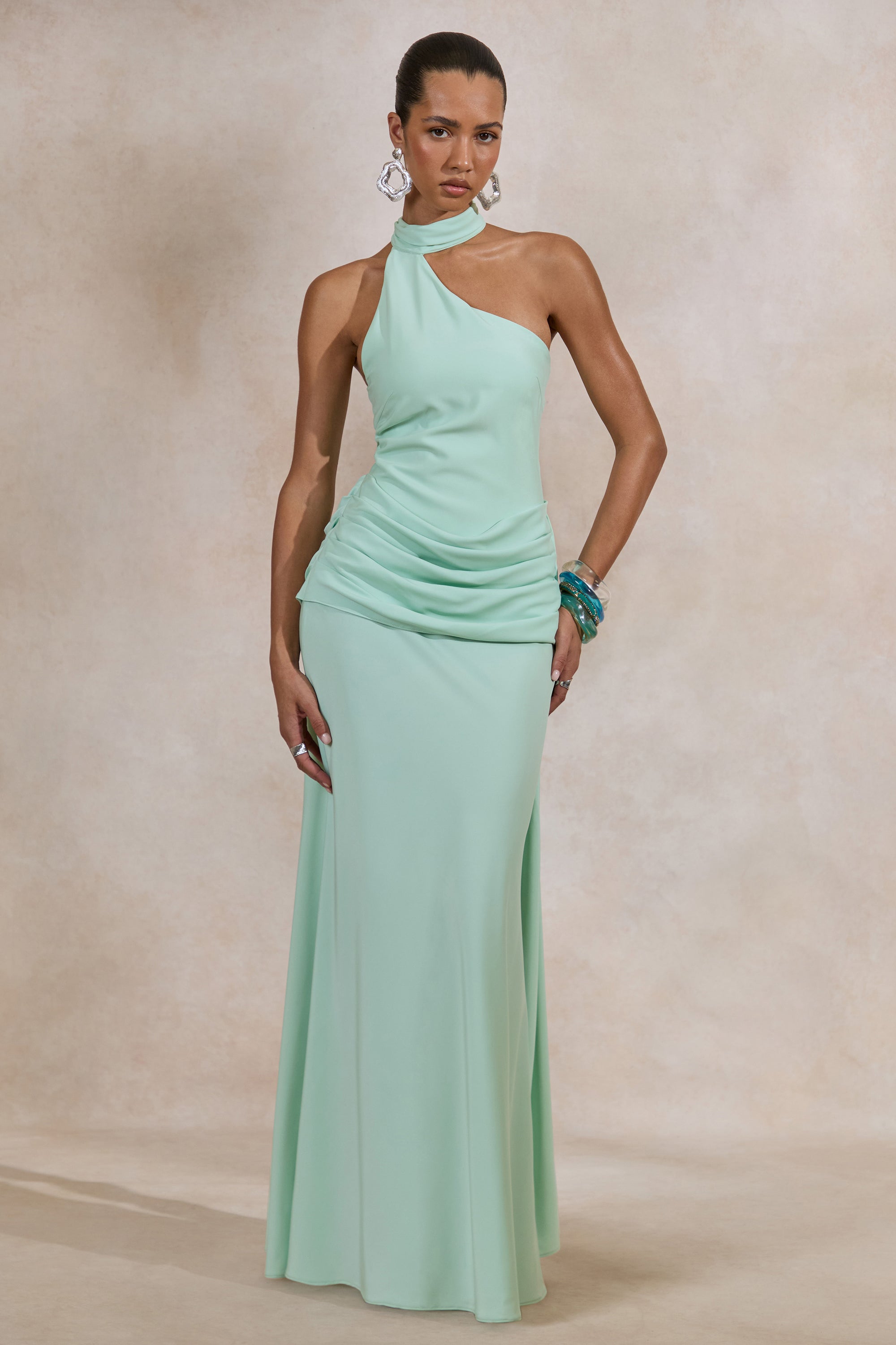 ECM_HR_CL137729032 - Aevina _ Mint Satin Asymmetric-Neck Maxi Dress With Sash-Detail0.jpg