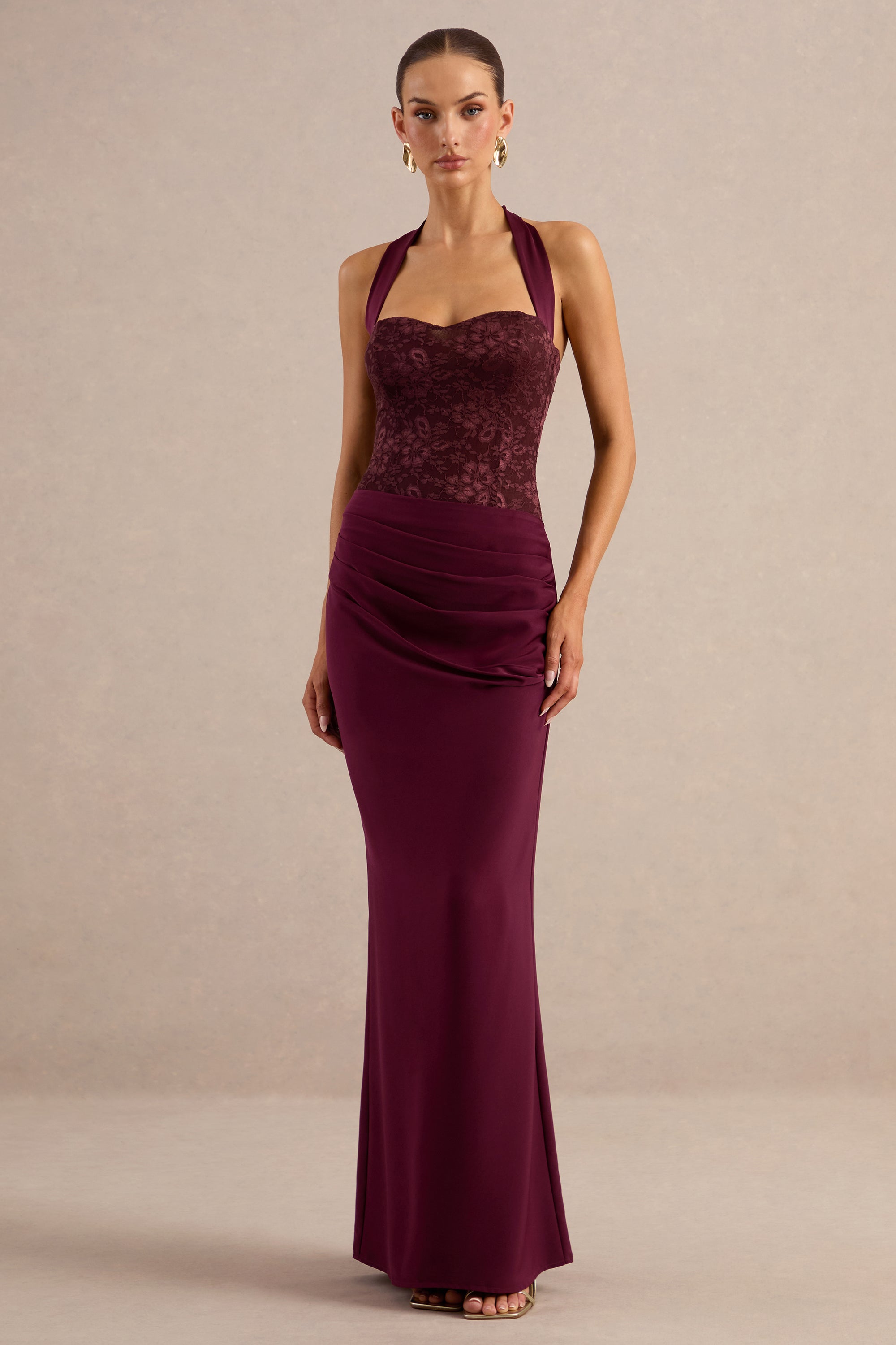 CL137831102 - Sylisse | Burgundy Satin Draped Maxi Skirt10.jpg