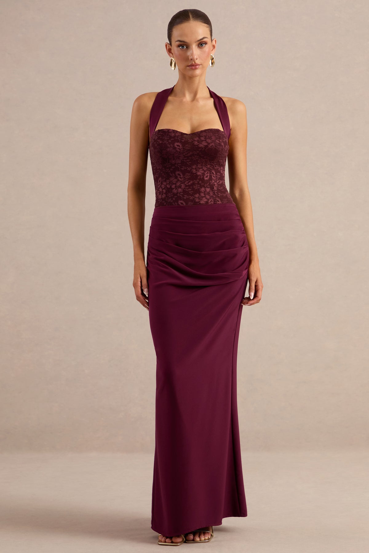 CL137831102 - Sylisse | Burgundy Satin Draped Maxi Skirt8.jpg