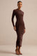 CL137832022 - Inessa _ Brown Midi Skirt With Ruffled Detailing2.jpg