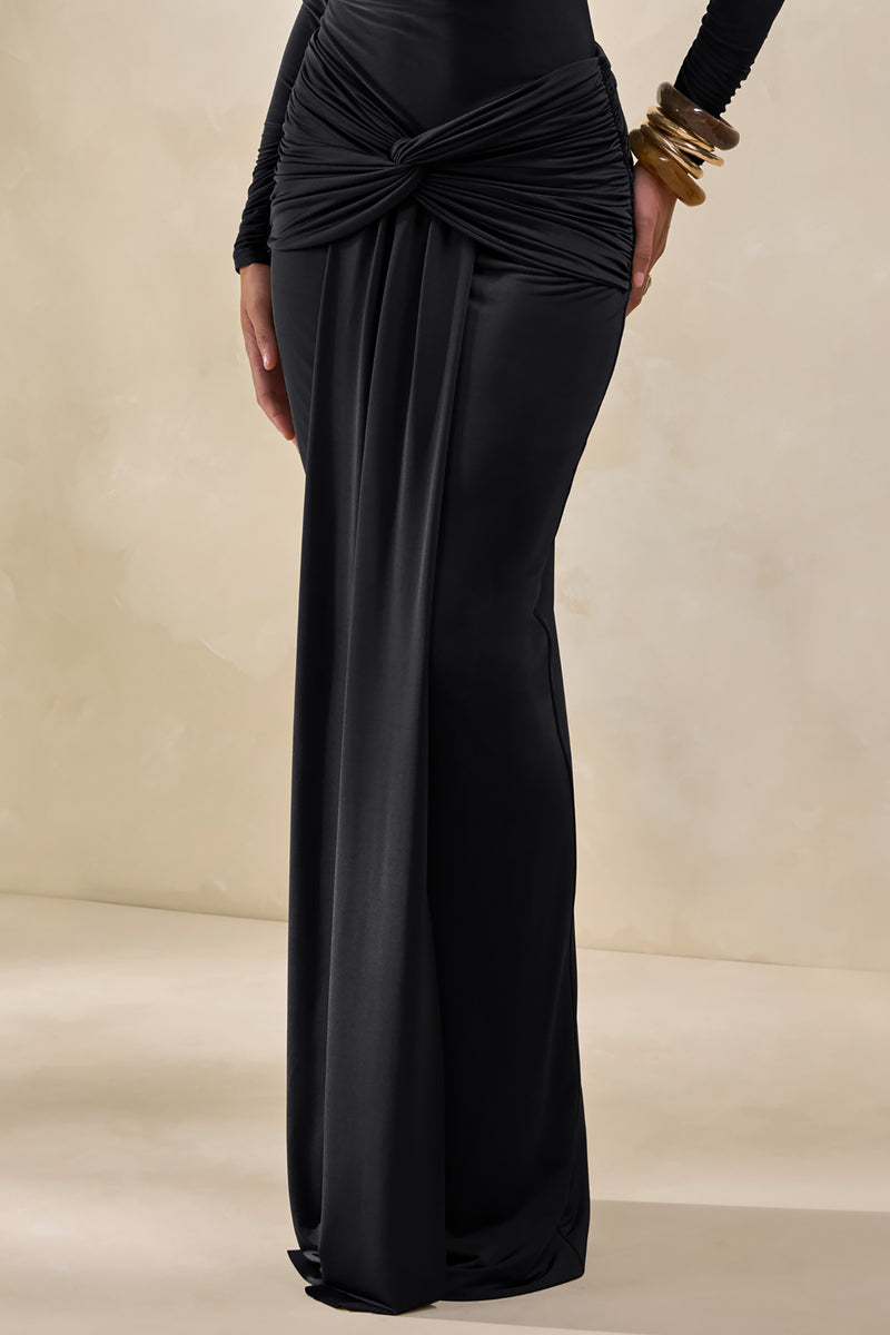 ECM_HR_CL137834001---Theria-Black-Maxi-Skirt-With-Gathering-And-Knot-Detail-+-CL137818001---Lyanna-Black-Turtle-Neck-Bodysuit2.jpg