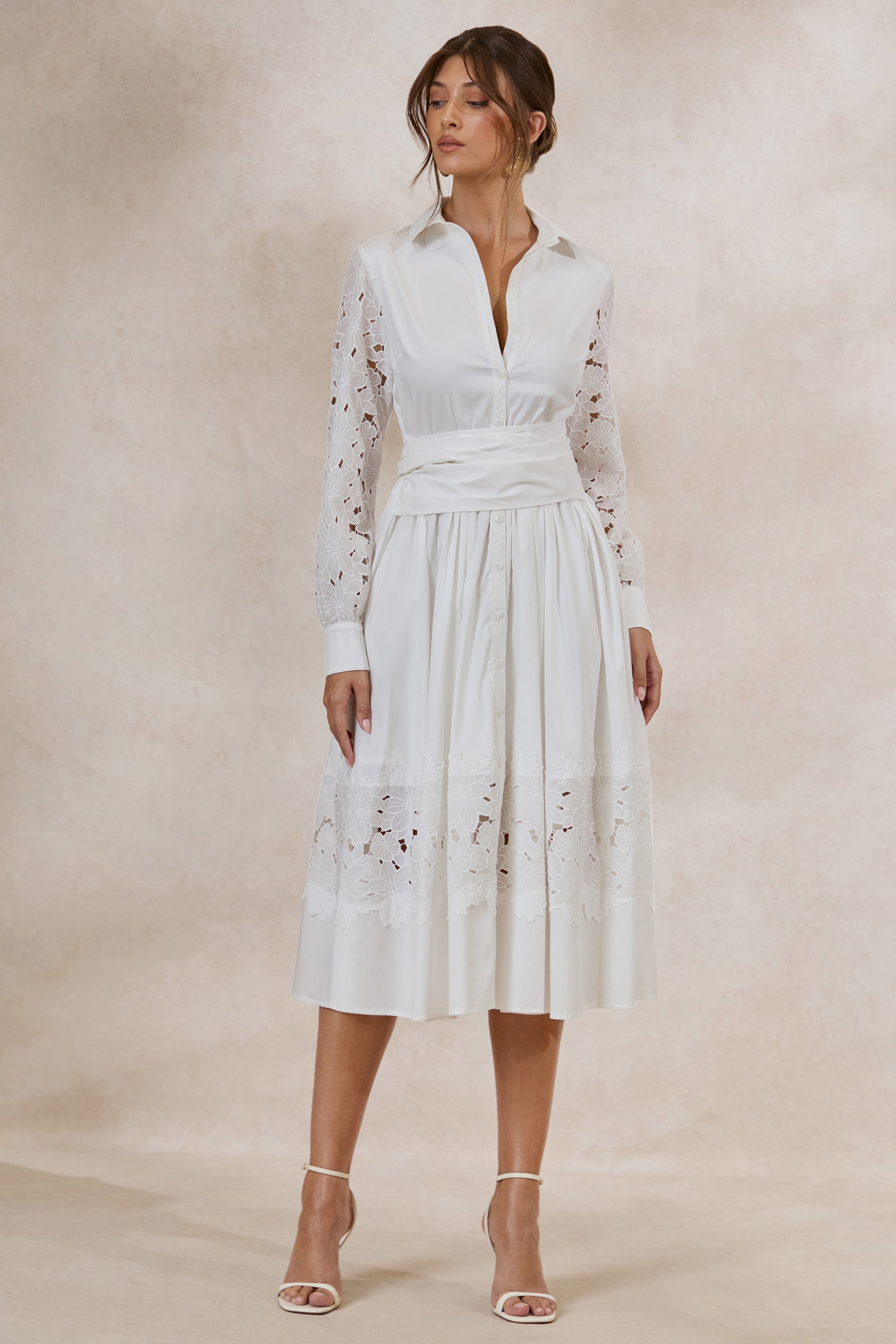 ECM_HR_CL137928110 - Zalynne _ White Collared-Neck Midi Dress0.jpg