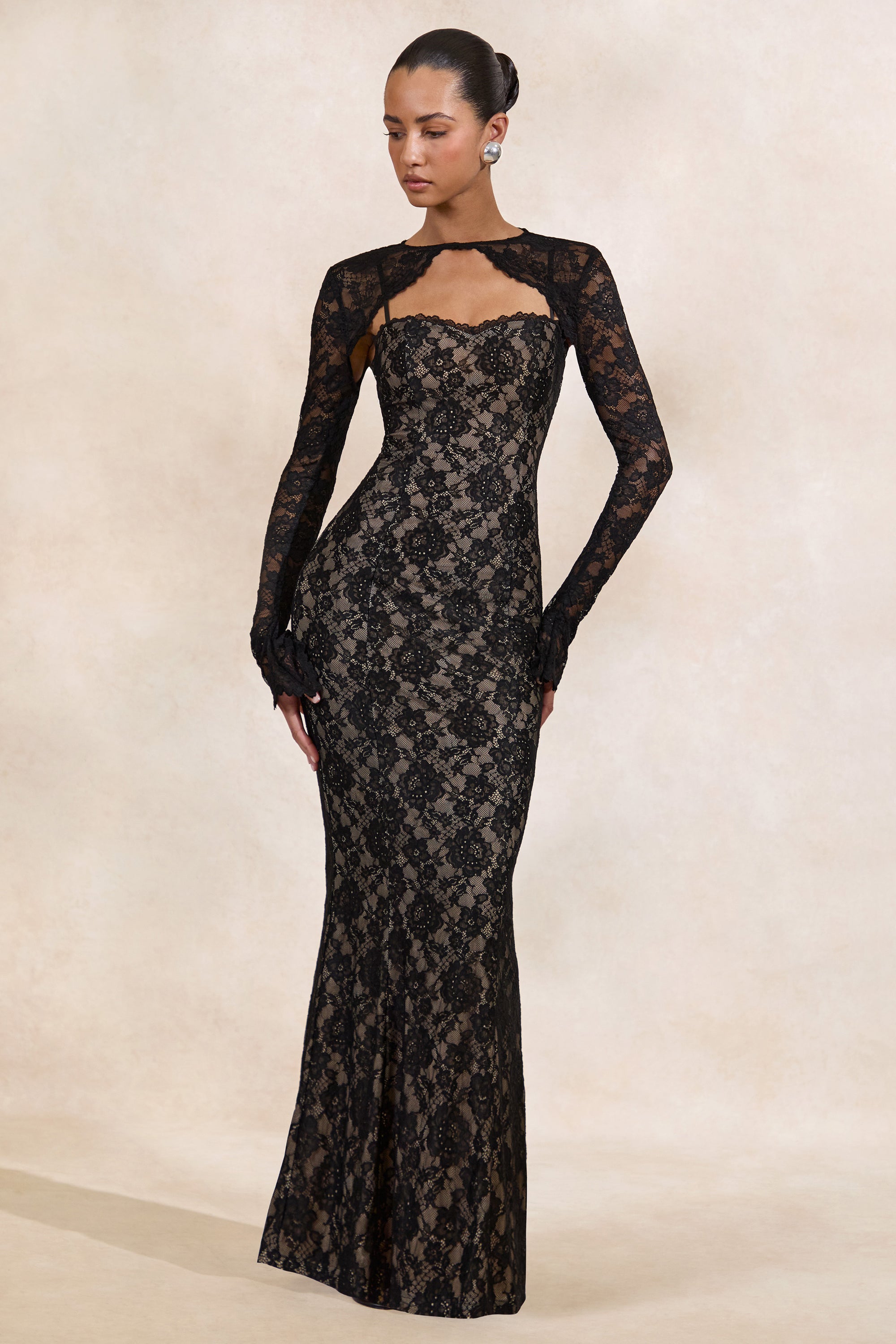 CL137971001 - Mirellia _ Black Lace Sweetheart-Neck Maxi Dress0.jpg