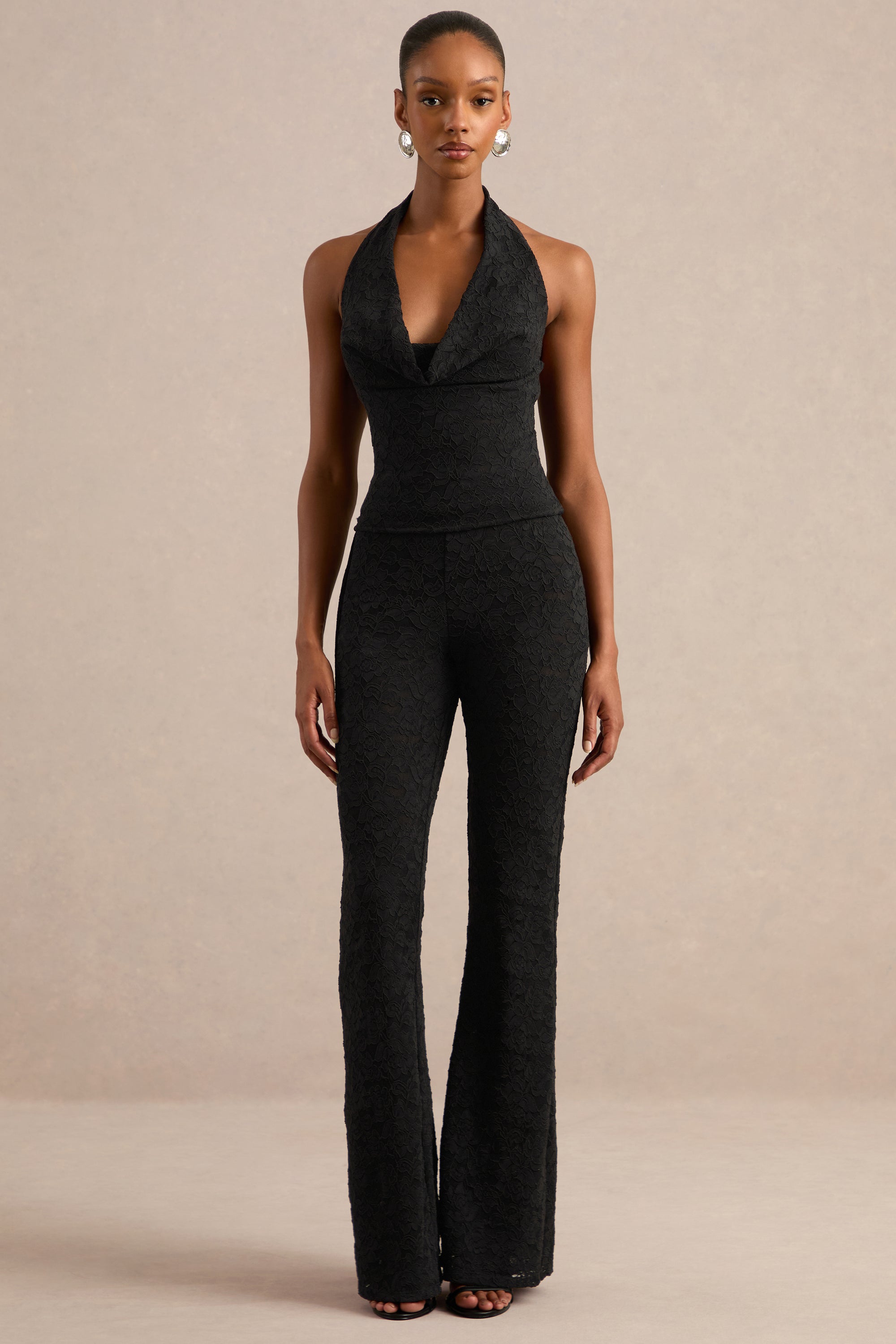 CL137985001 - Rosin | Black Lace Plunge-Neck Crop-Top1.jpg