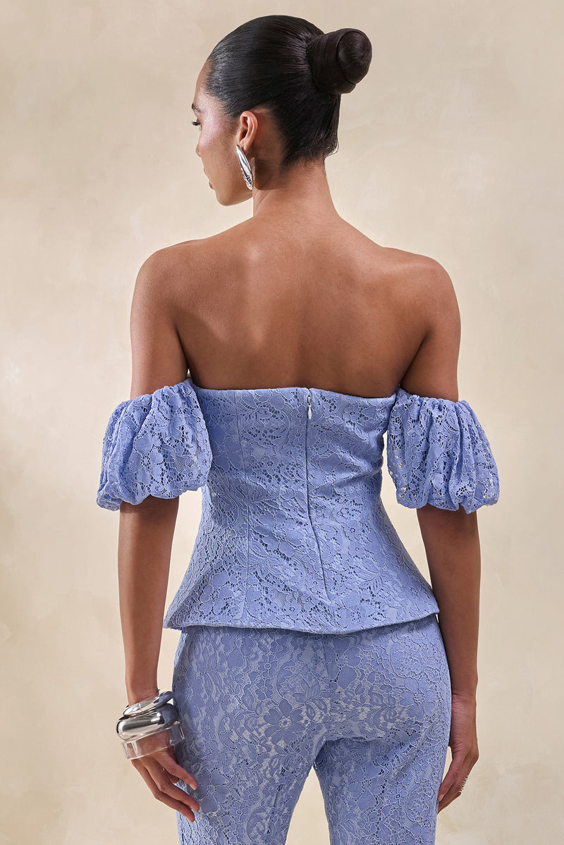 ECM_HR_CL137998016 - Raelle _ Powder Blue Lace Bardot-Neck Top With Puff-Sleeves 11.jpg
