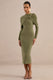 ECM_HR_CL138026031 - Delaria Olive High-Neck Midi Dress With Twist-Knot Detail0.jpg