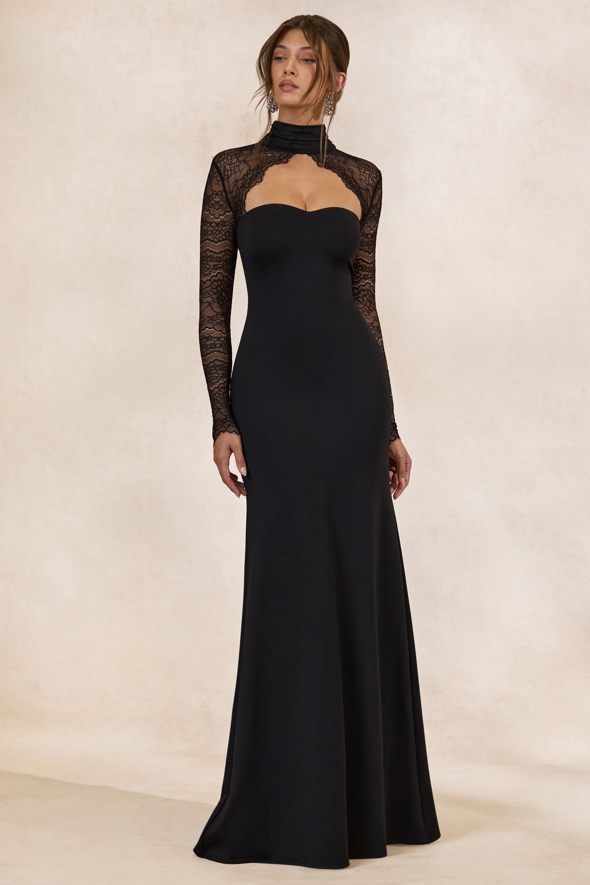 CL138058001 - Arlora _ Black Sweetheart-Neck Maxi Dress With Lace Long-Sleeves2.jpg