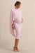ECM_HR_CL138105081  - Arwen  Light Pink Round-Neck Maternity Midi Dress With Cape Detail 1.jpg