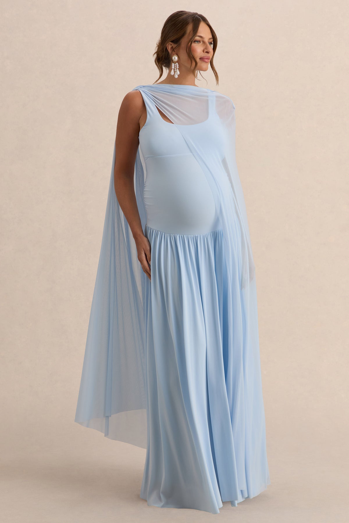ECM_HR_CL138117013 - Louella Light Blue Round-Neck Maternity Maxi Dress With Sheer Cape 5.jpg