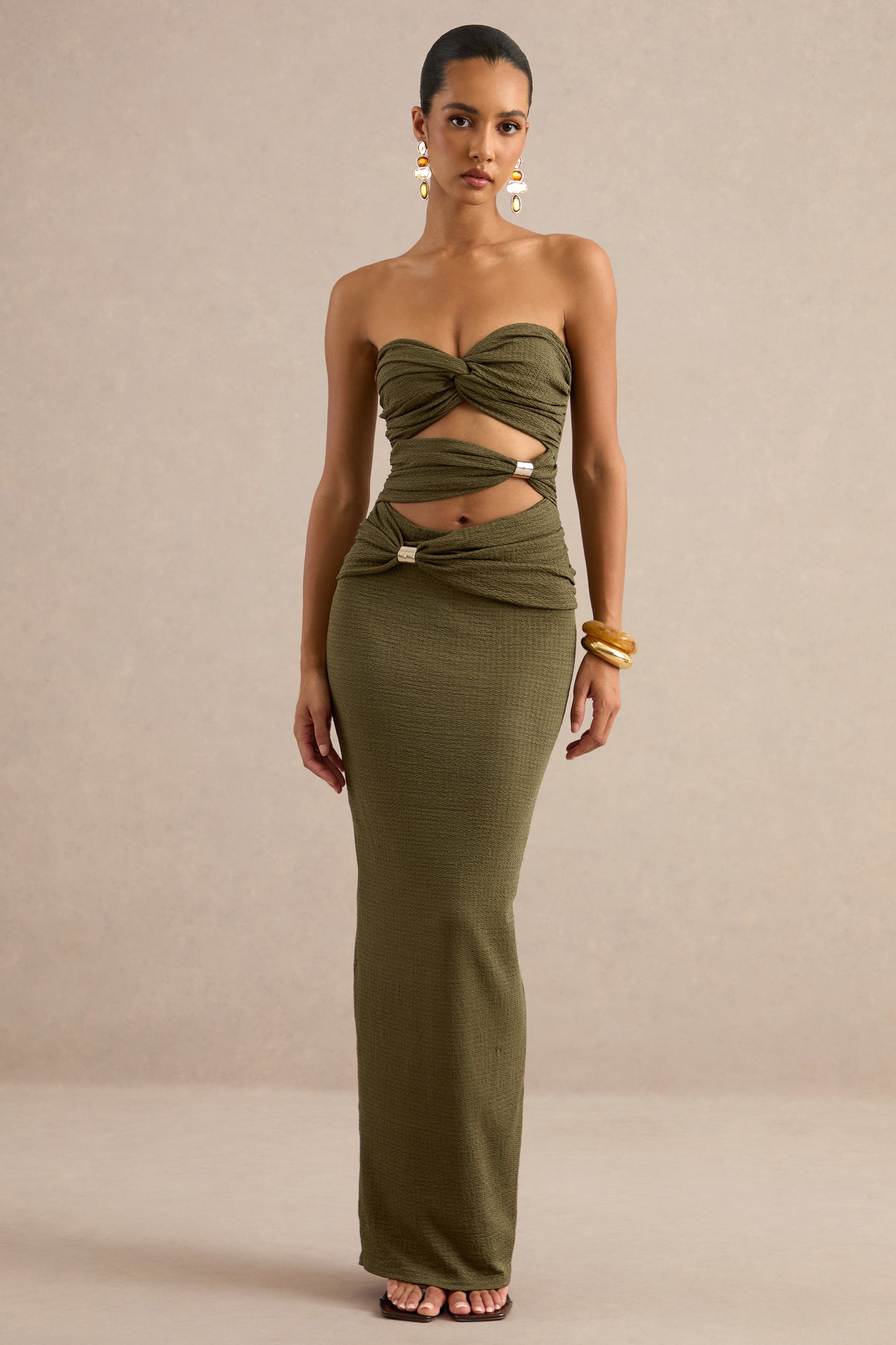 ECM_HR_CL138126031 - Leontine _ Olive Bandeau-Neck Maxi Dress With Body Cut-Outs 0.jpg