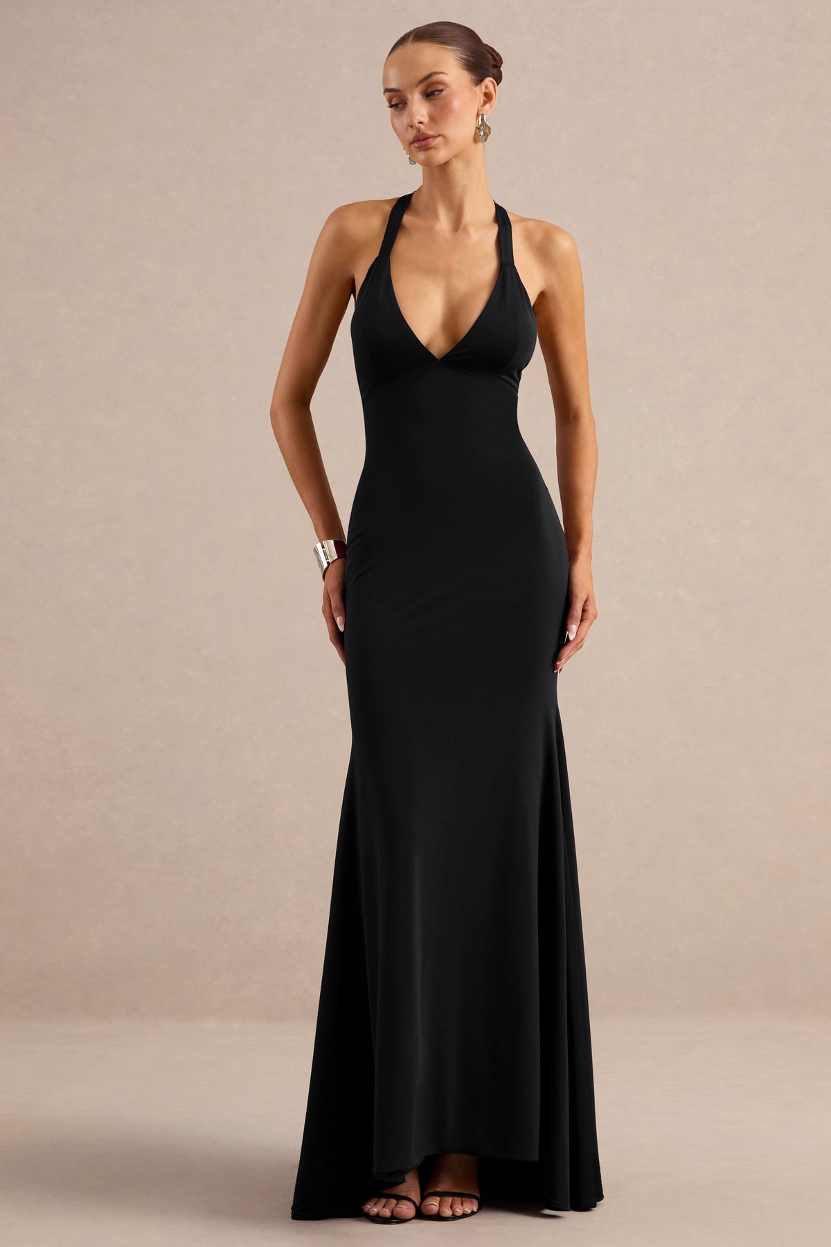 ECM_HR_CL138174001 -  Kalyna | Black Jersey Plunge Maxi Dress With Low Back0.jpg