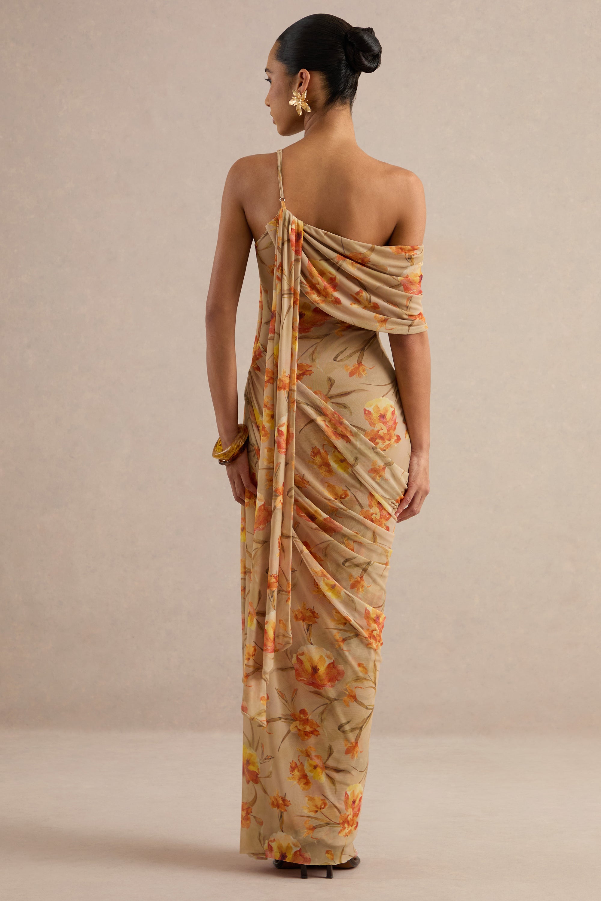 ECM_HR_CL138213070 - Afton _ Orange Floral Mesh Asymmetric-Neck Maxi Dress With Sash Detail 5.jpg