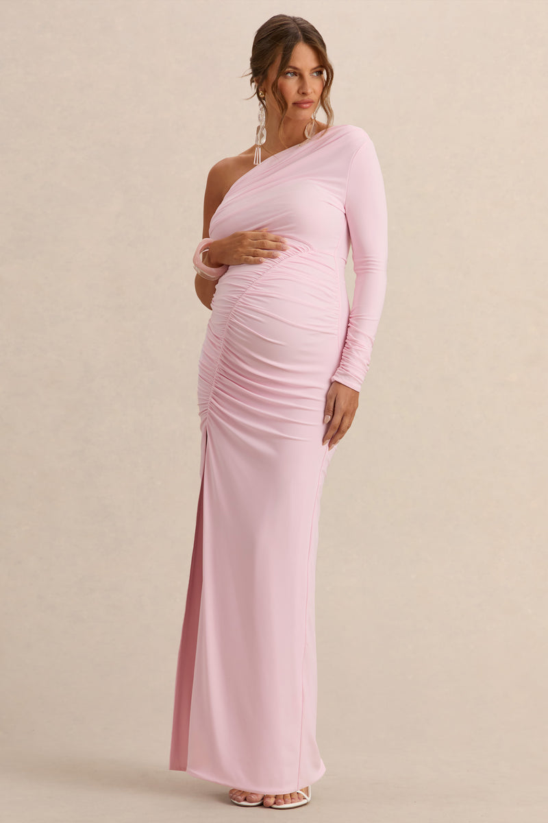 ECM_HR_CL138244081----Cassiana---Light-Pink-Asymmetric-Neck-Maternity-Maxi-Dress-With-Front-High-Split-1.jpg