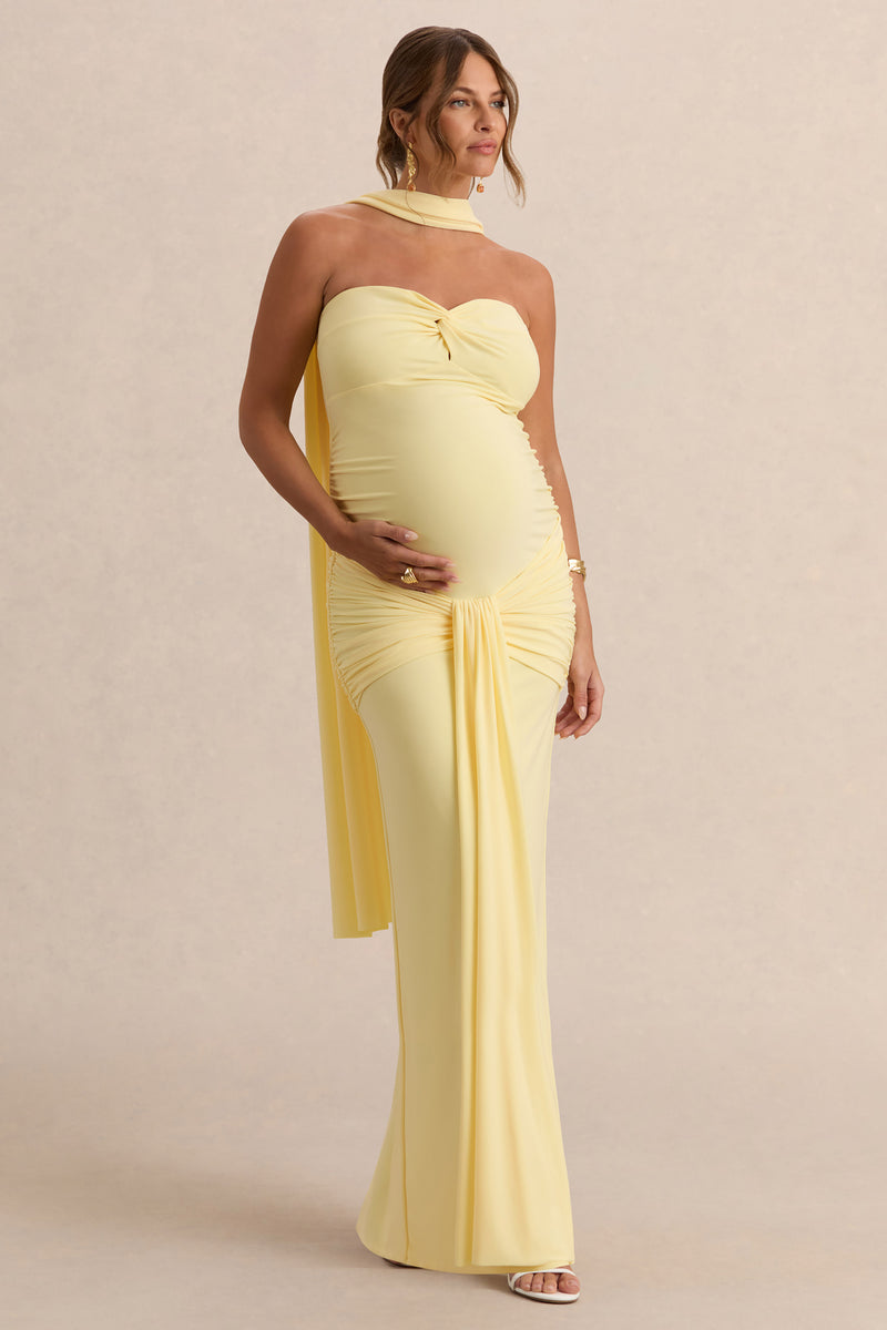 ECM_HR_CL138248121---Faustina-Lemon-Bandeau-Neck-Maternity-Maxi-Dress-With-Scarf-Detail-And-Gathered-Detailing-0.jpg