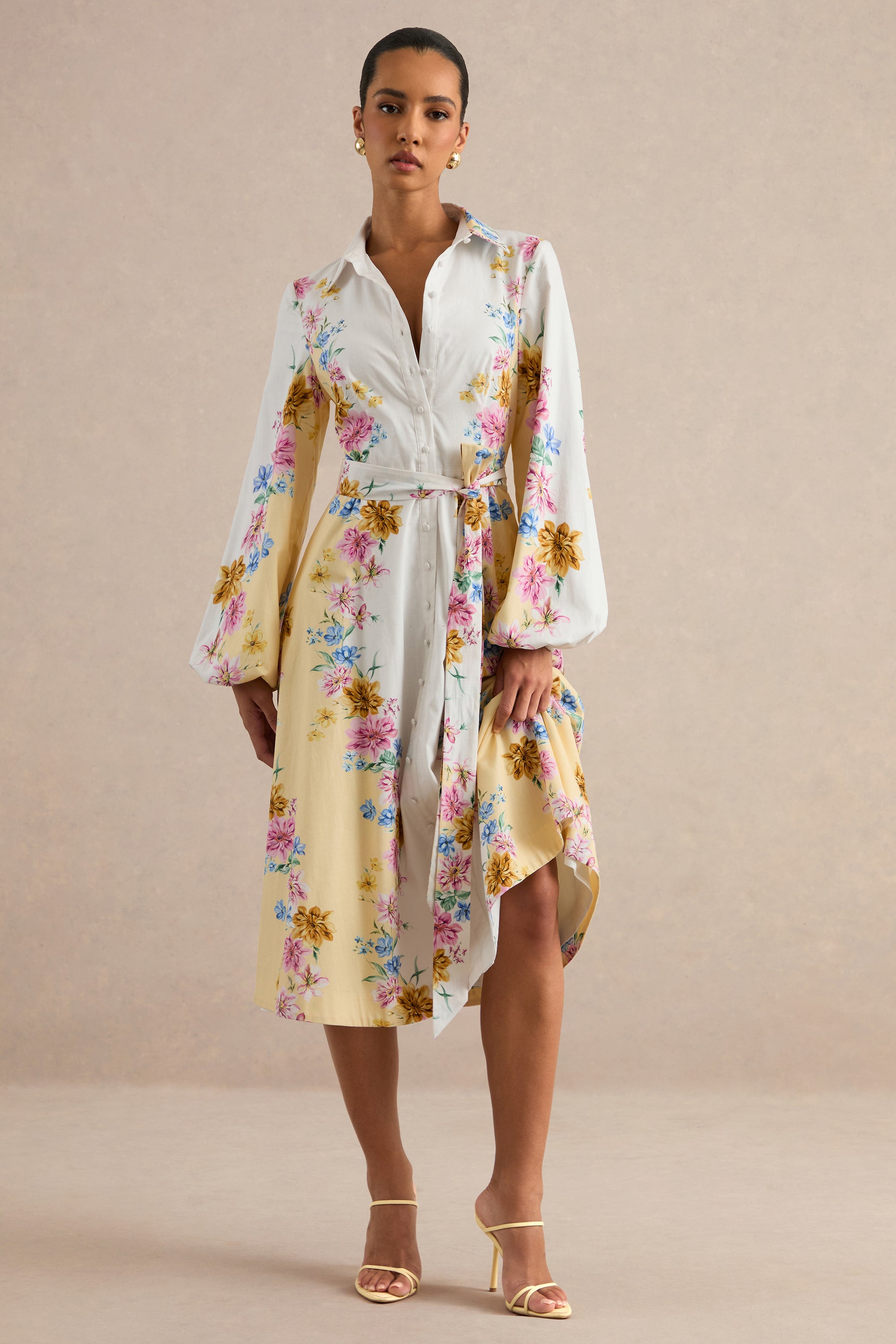 ECM_HR_CL138252121 - Moira _ Lemon Floral Midi Dress With Bell Sleeves 2.jpg