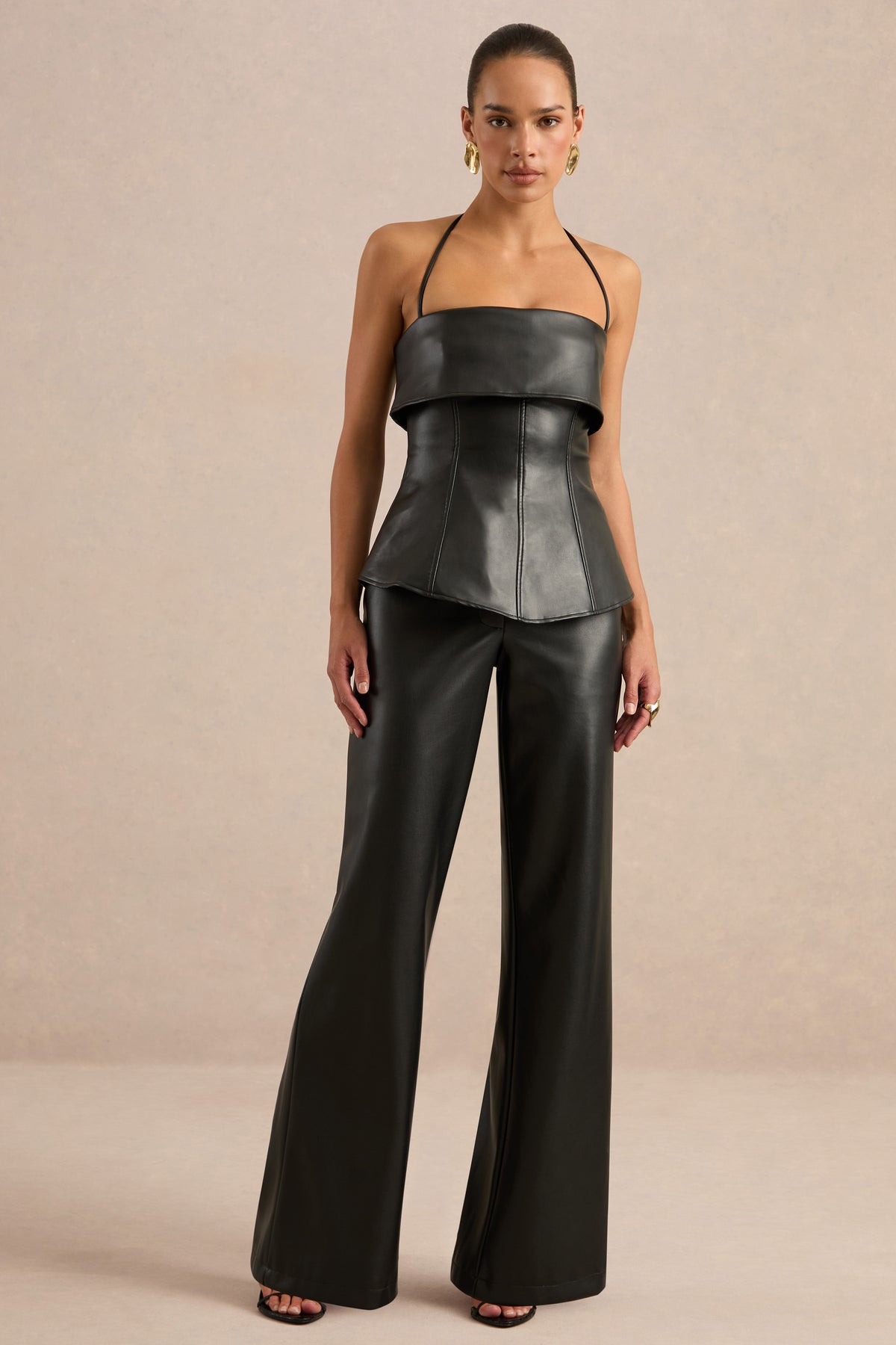 CL138271001 - Gaelina Black Straight-Leg Trousers0.jpg